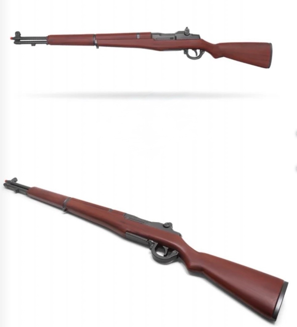 M1 Garand Semi-automatic Rifle Replica Toy Made Of Foam Video Games 43.5”