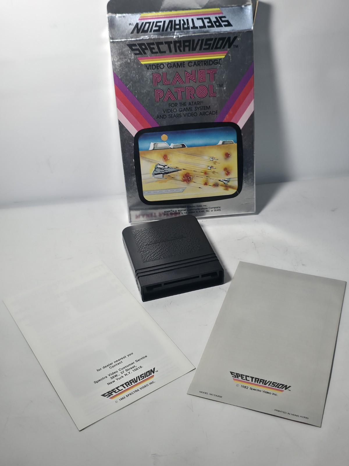 Planet Patrol Atari 2600 Spectravision 1982 Complete In Box CIB