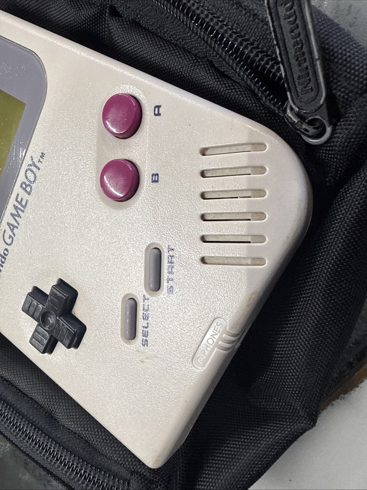 Nintendo Game Boy Original DMG-01 Gray Handheld Console Bundle