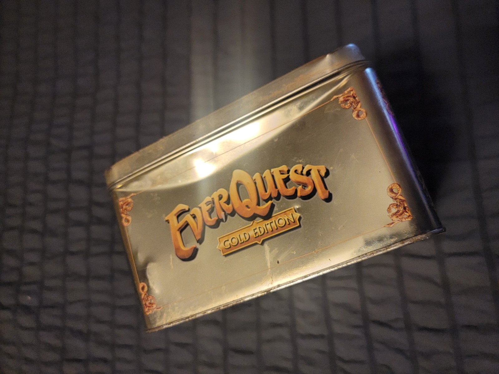 EverQuest PC Game Gold Edition 2002 Collector’s Tin Complete With Maps Etc