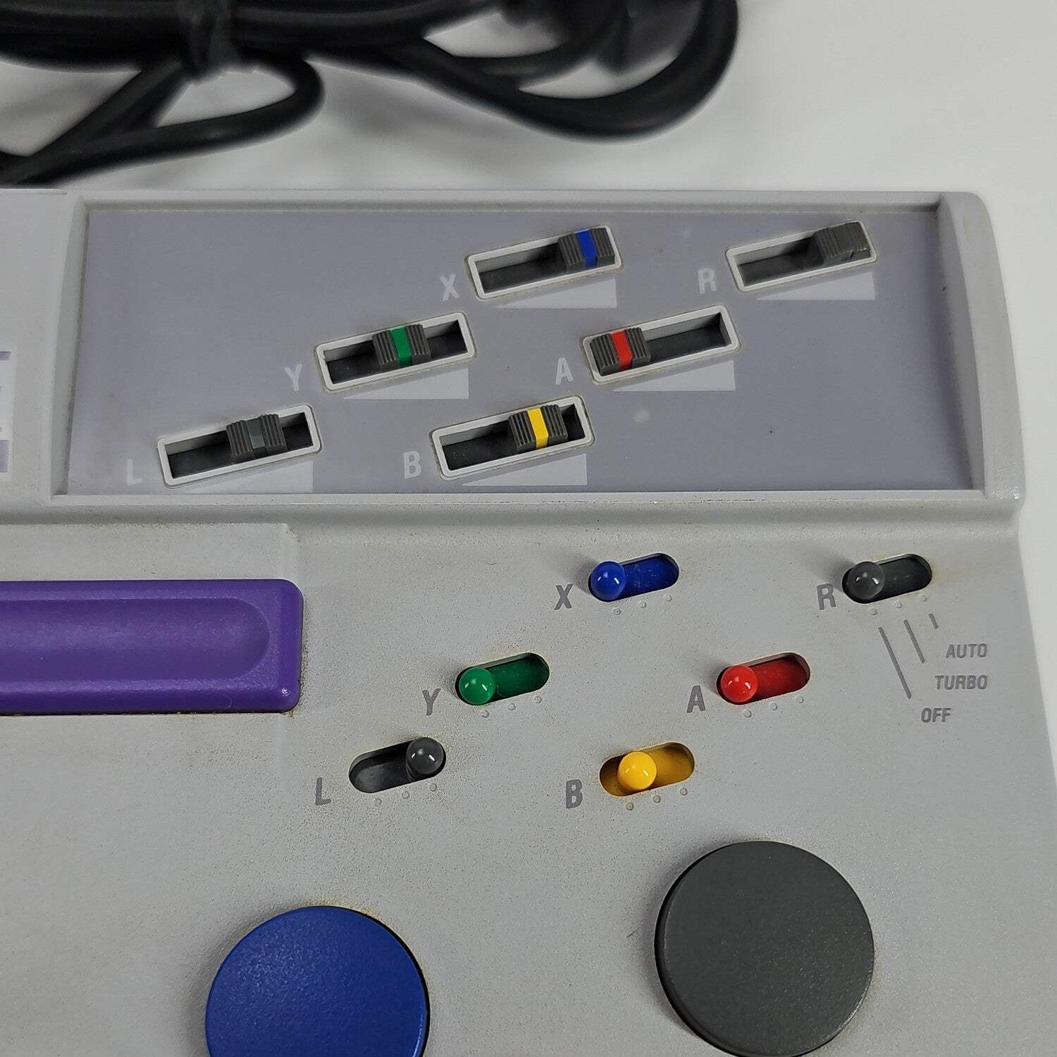 Super Nintendo Super Advantage Controller 4910 Gray