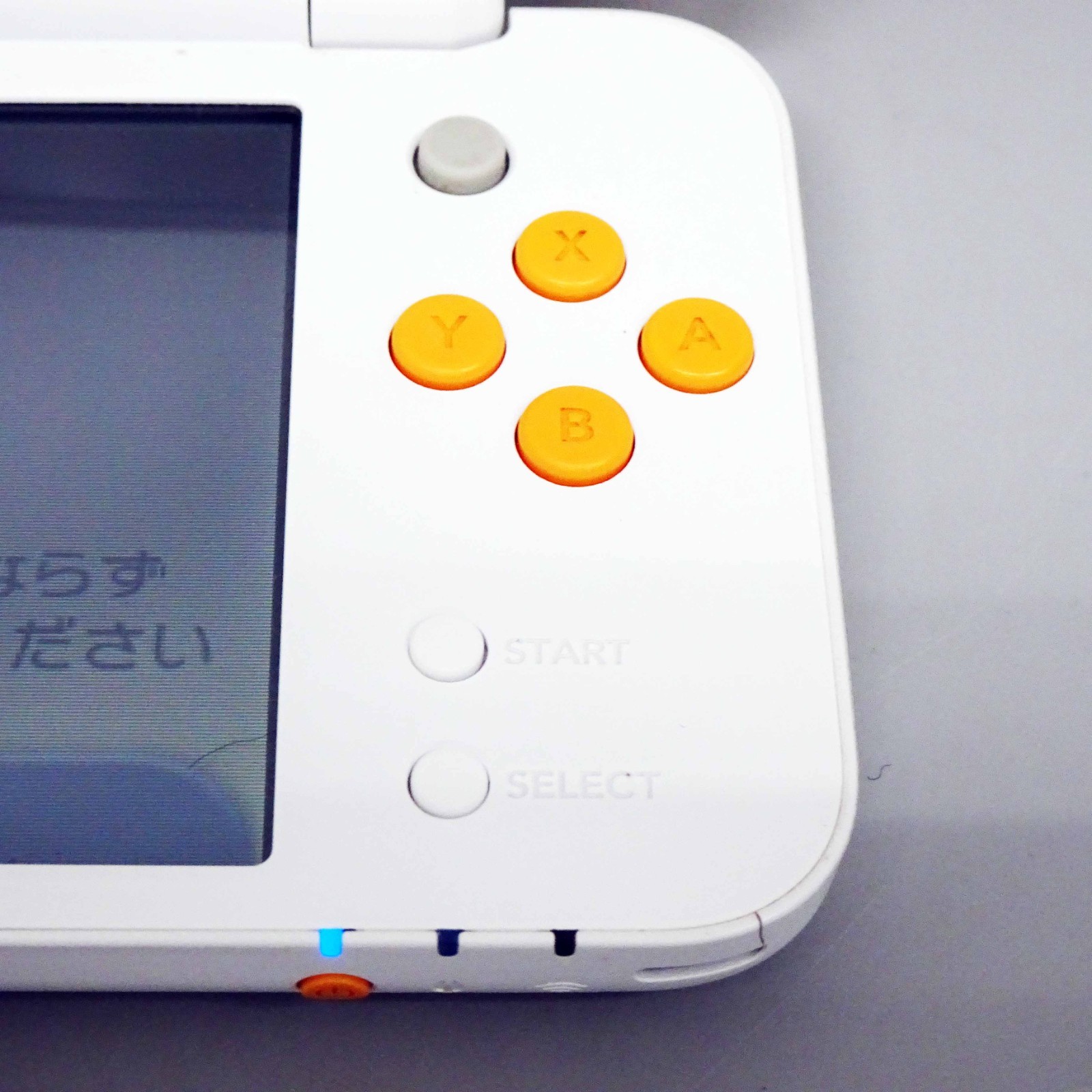 New Nintendo 2DS LL XL White Orange Console Handheld System Japan Tested