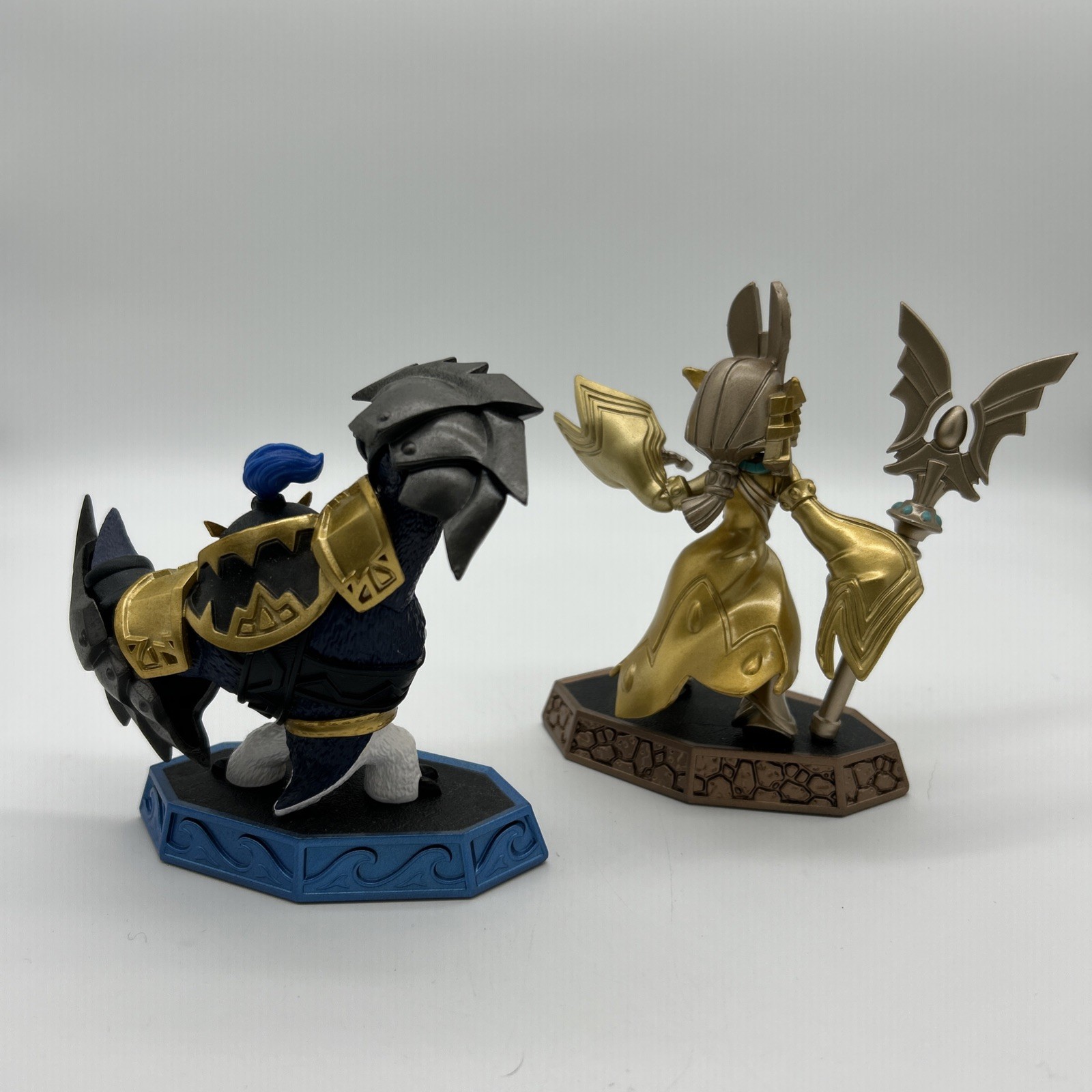 Skylanders Imaginators Golden Queen & King Pen Figures Lot of 2 – Free Ship!