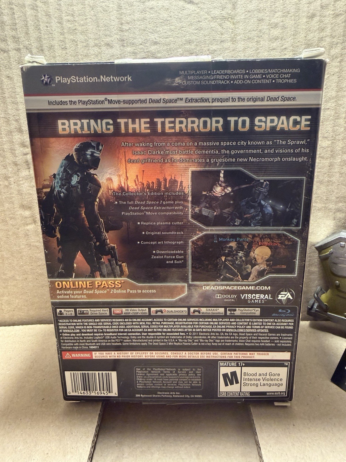 Dead Space 2 Collector’s Edition PS3 Plasma Cutter Sealed Soundtrack Tested