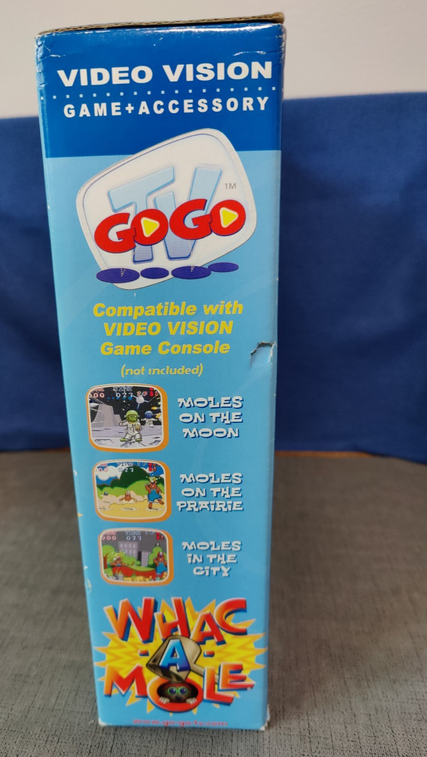 WHAC-A-MOLE GAME FOR VIDEO VISION 2005 NEW Open Box