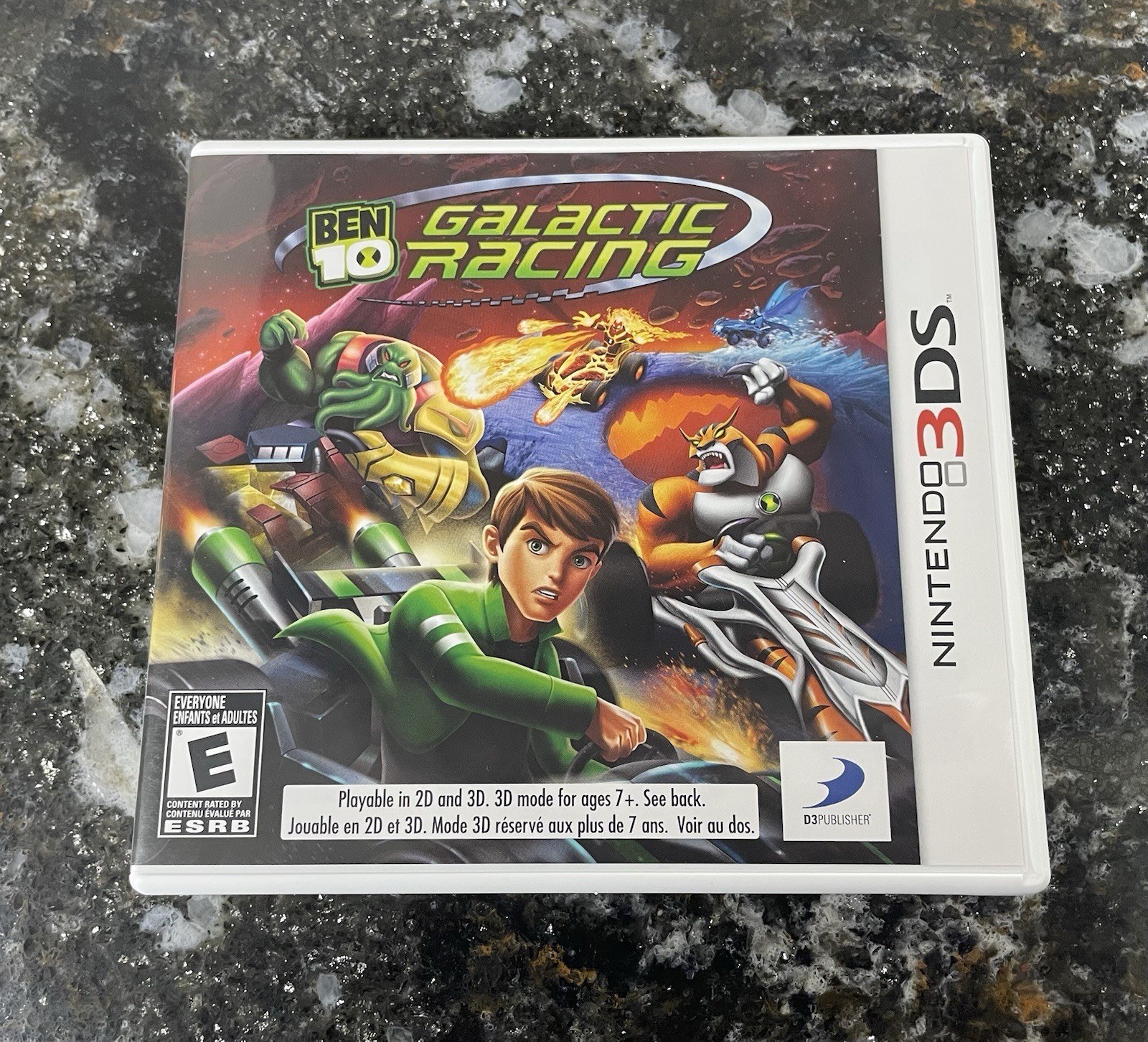 Ben 10: Galactic Racing (Nintendo 3DS, 2011) COMPLETE CIB TESTED NICE!!