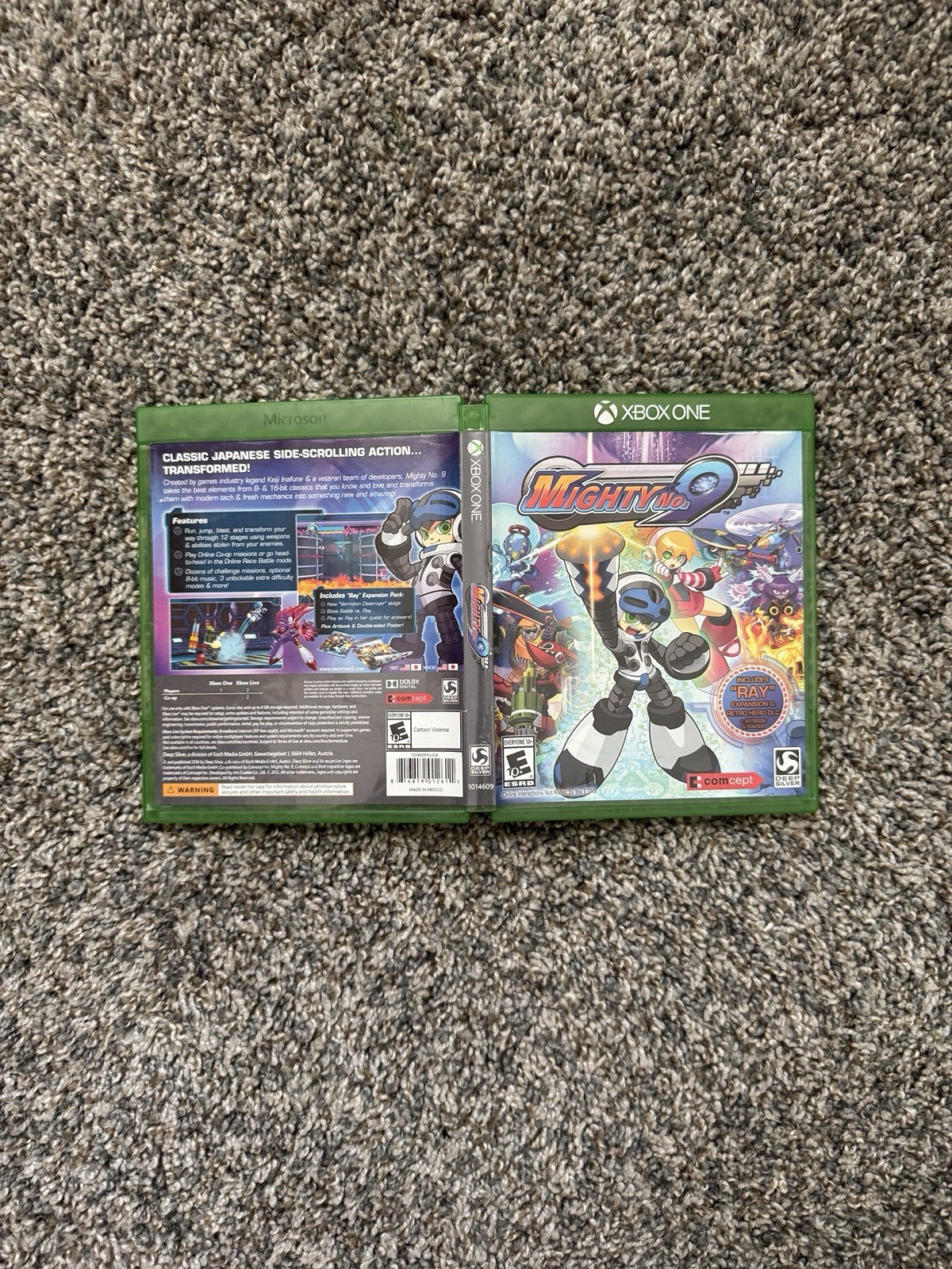 Mighty No. 9 Xbox One Game Case Disc Tested Deep Silver Platformer