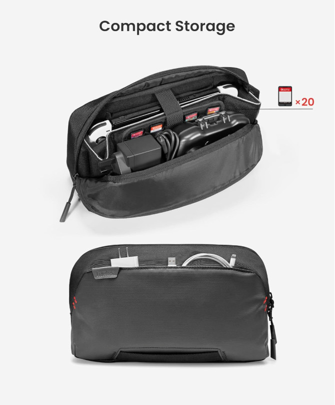 Tomtoc Nintendo Switch OLED Sling Carrying Bag Case Arccos *NO GAME CARD HOLDER*