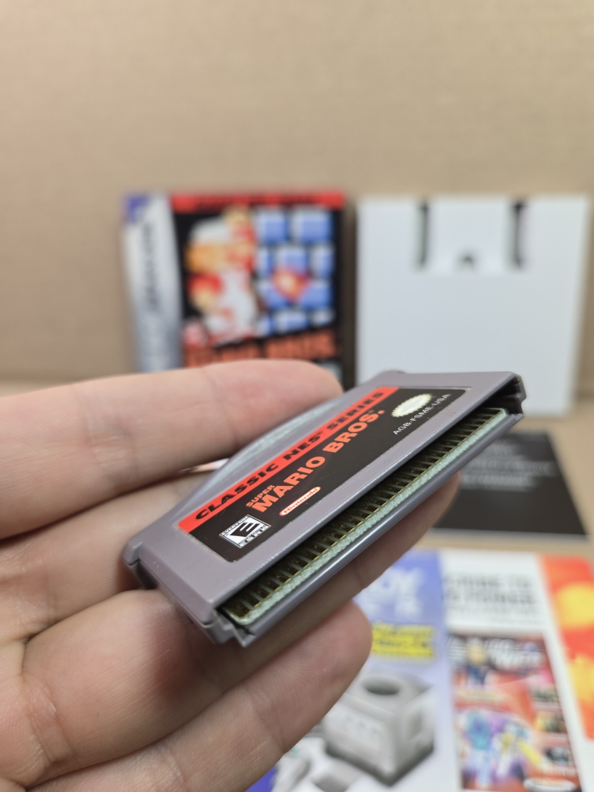 Super Mario Bros. Classic NES Series (Game Boy Advance, 2004) Complete w/Manual
