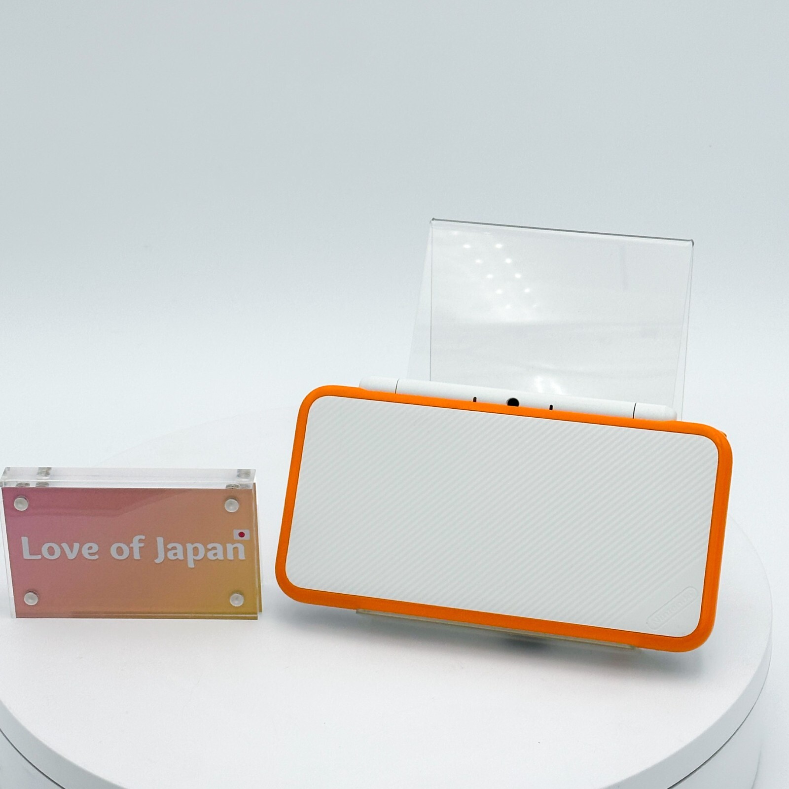 New Nintendo 2DS XL LL White Orange Console Japanese ver Good Condition Tested