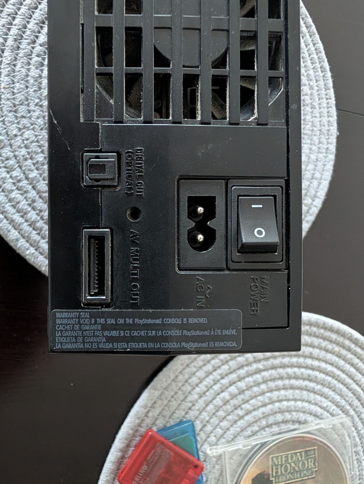 PLAYSTATION 2 PS2 FAT FOR REPAIR | REMOTE | MEMORY CARDS | CONTROLLERS