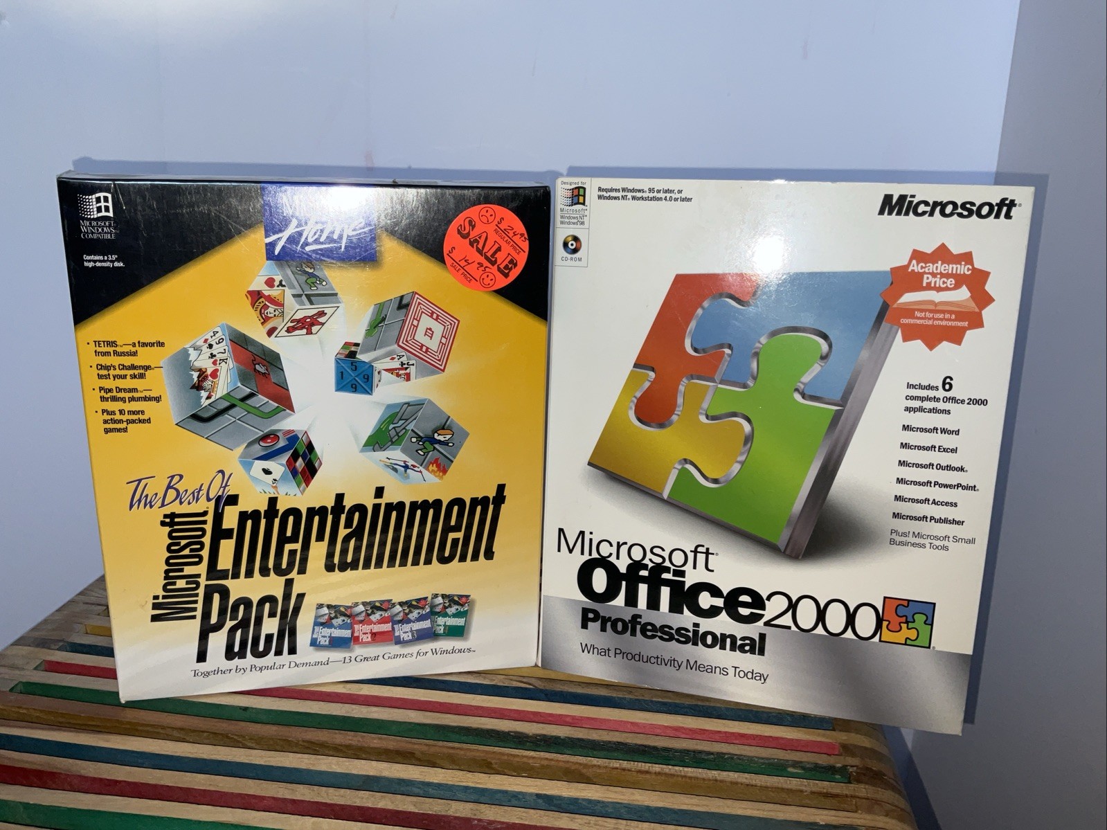 BEST OF MICROSOFT ENTERTAINMENT PACK 1994 Tetris 13 Games 3.5 Disk Sealed NEW
