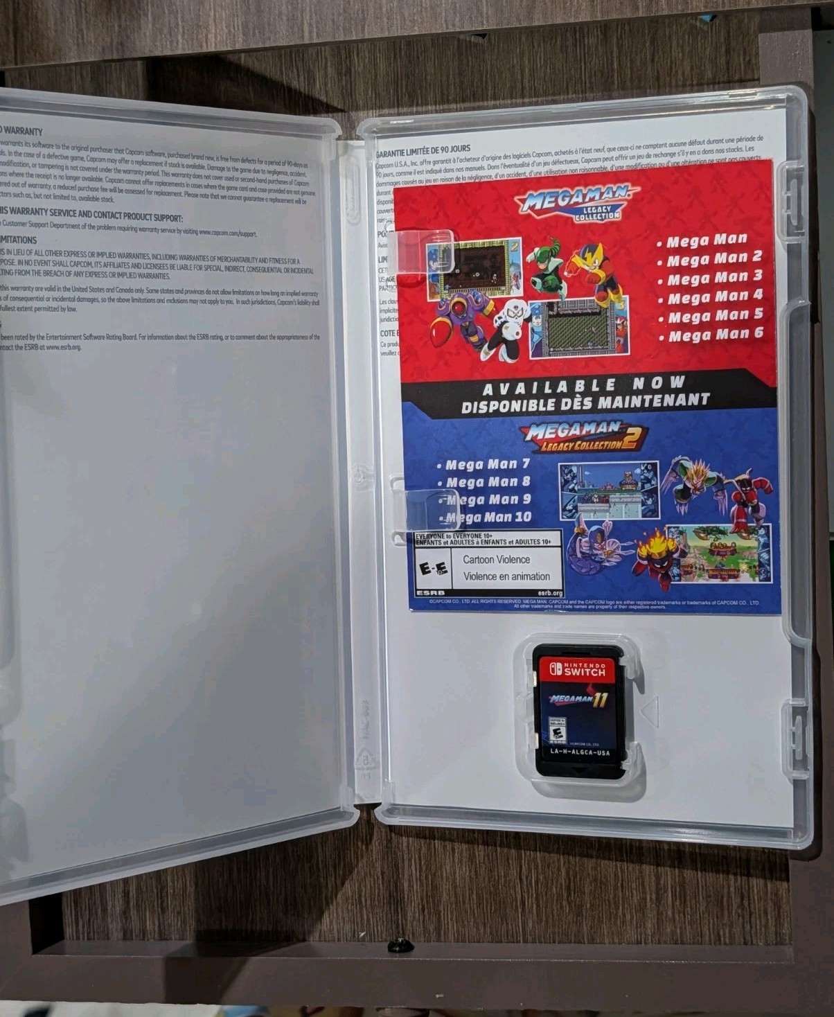 Mega Man 11 (Nintendo Switch, 2018) Game, Case, and Insert