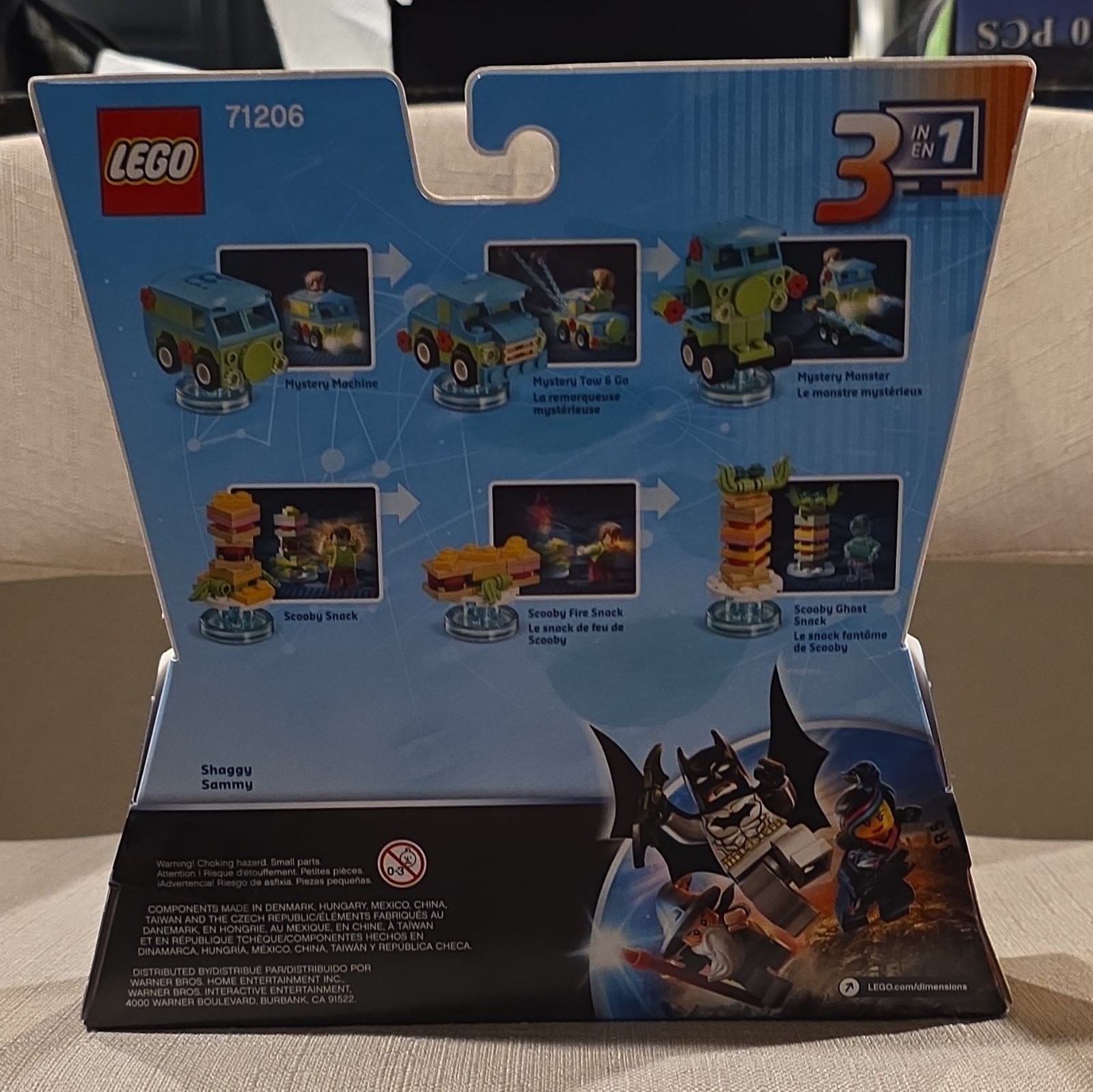 LEGO Dimensions Scooby-Doo Team Pack 71206 Shaggy Scooby Mystery Machine 3-in-1
