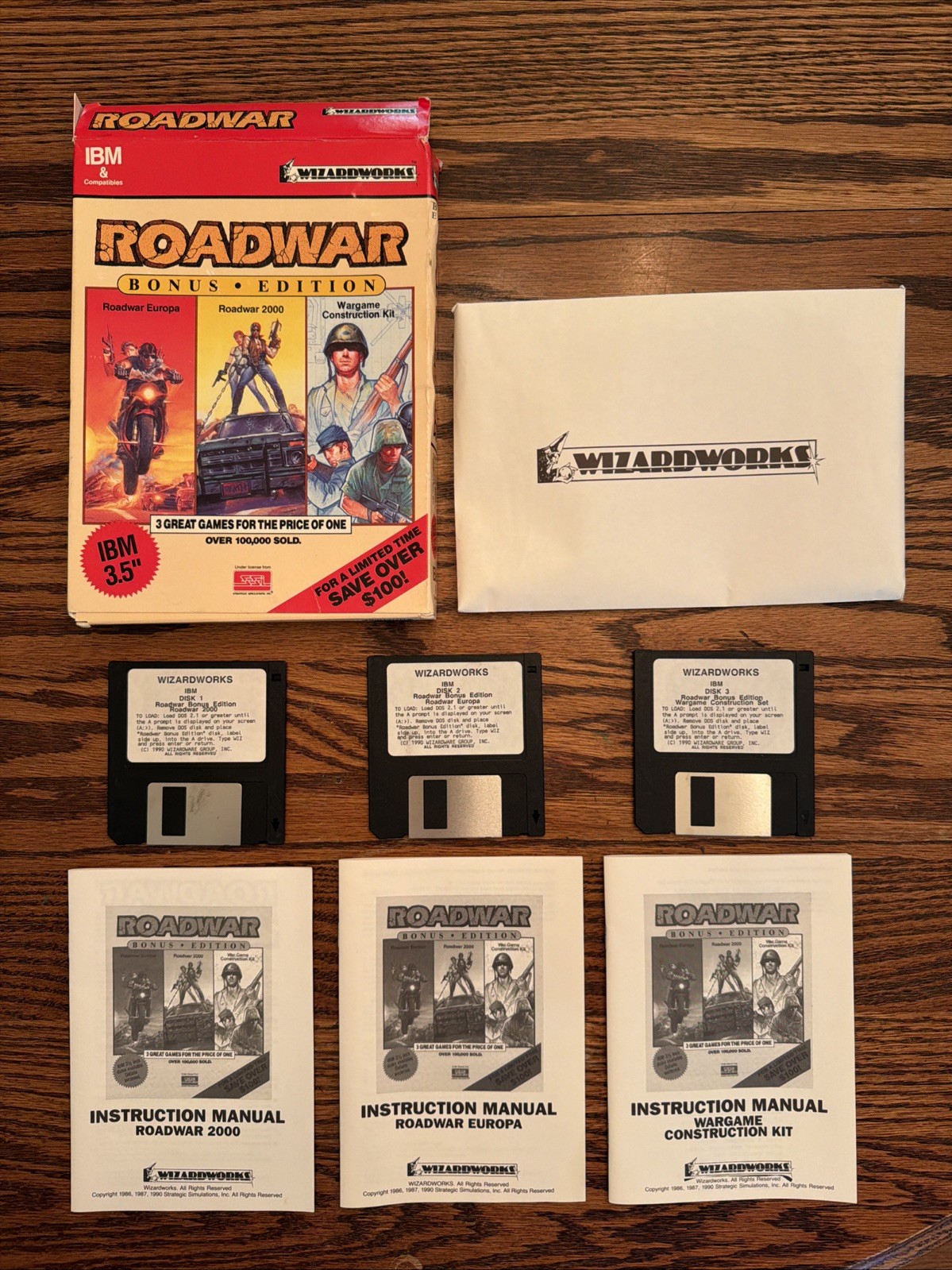 Bulk Lot Vintage IBM Pc Computer Big Box Games Super Space Invaders ROADWAR CIB