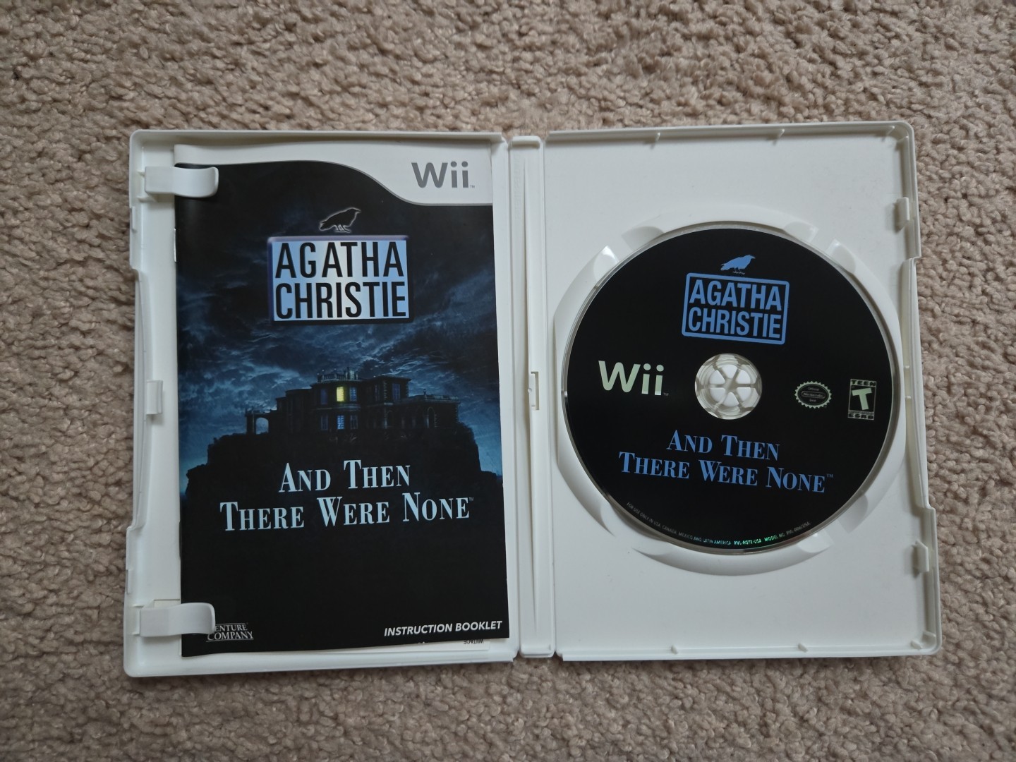 Agatha Christie: And Then There Were None (Nintendo Wii, 2008) PRE-OWNED