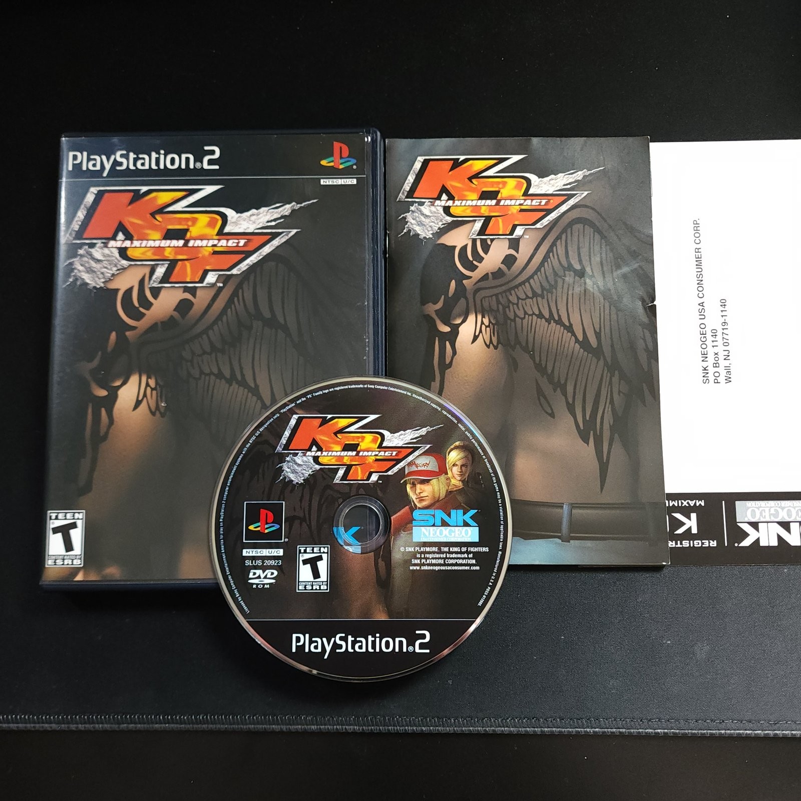 KOF Maximum Impact PS2 CIB NTSC-U/C Tested Authentic