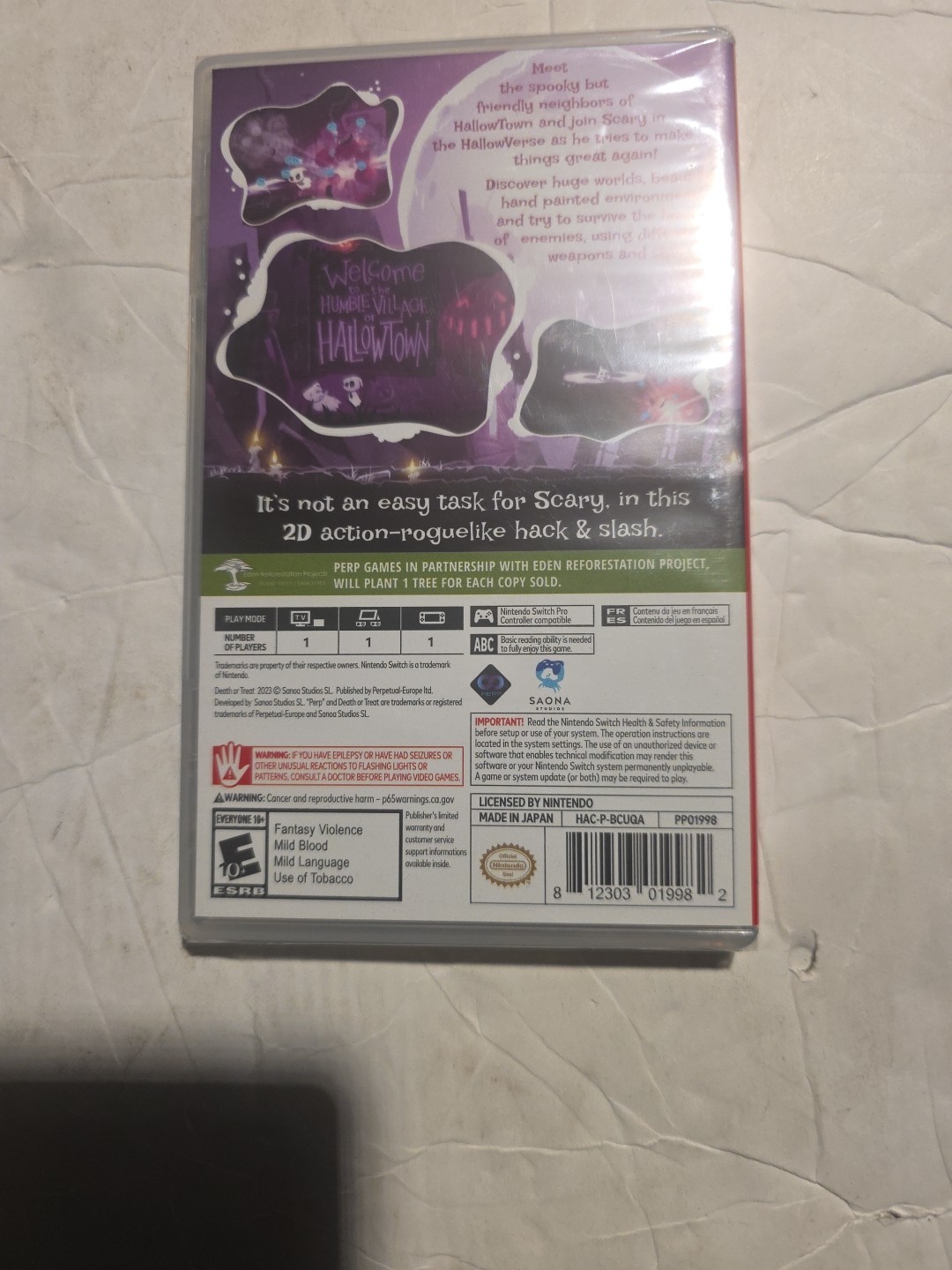 Death or Treat Nintendo Switch Game NEW & Sealed!