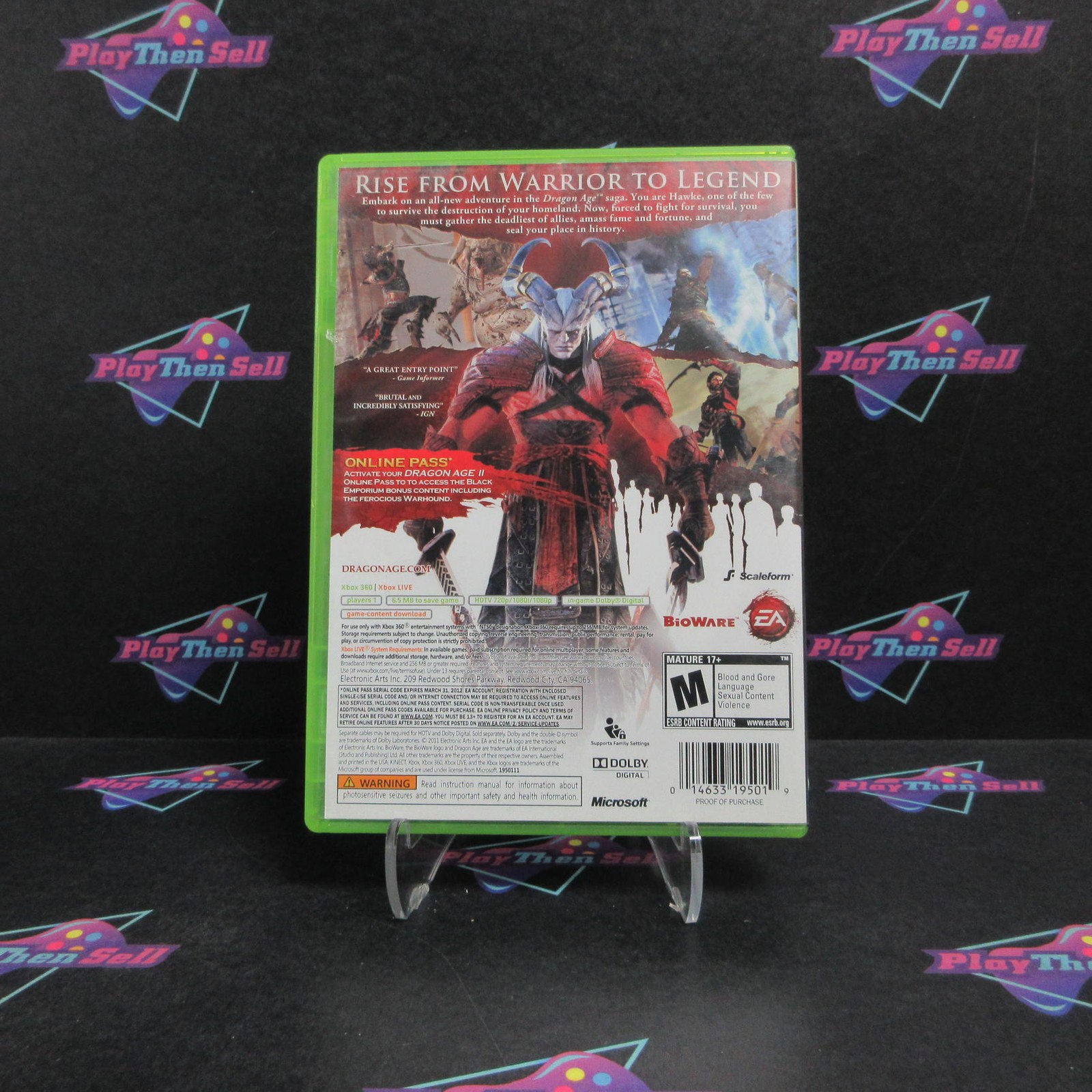 Dragon Age 2 Xbox 360 – 1 Year Warranty Game & Case