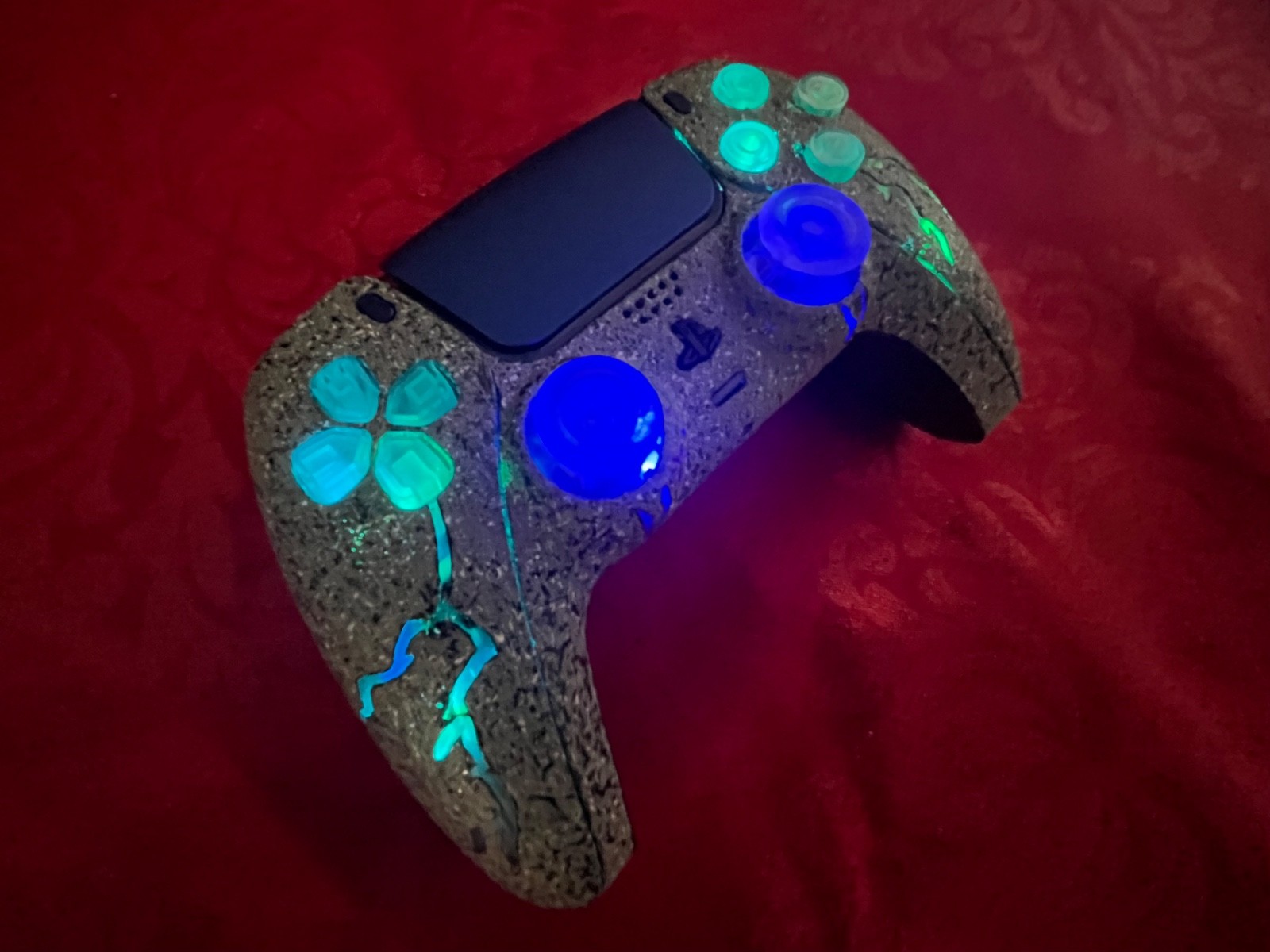 Playstation5 multi color light up controller lightning design ps5 gaming paddle