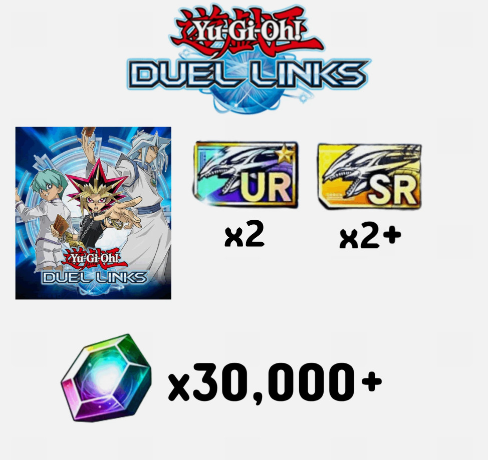 Yu Gi Oh Duel Links – 30000 Gems [ Global ] Yu-Gi-Oh! Ac/c