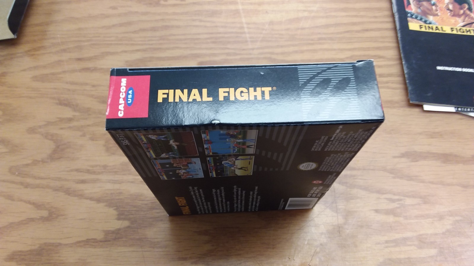 FINAL FIGHT (Super Nintendo, 1991) Near CIB NO WARRANTY CARD
