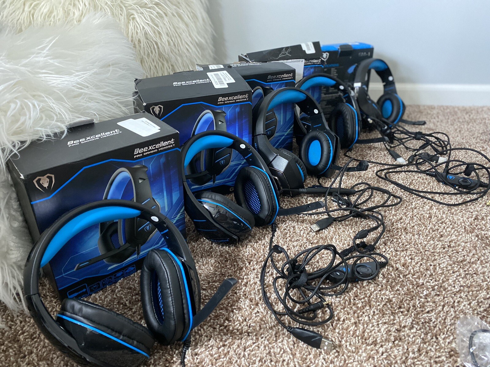 Beexcellent GM-3 Gaming Headset with Surround Sound & Noise-Isolation Microphone