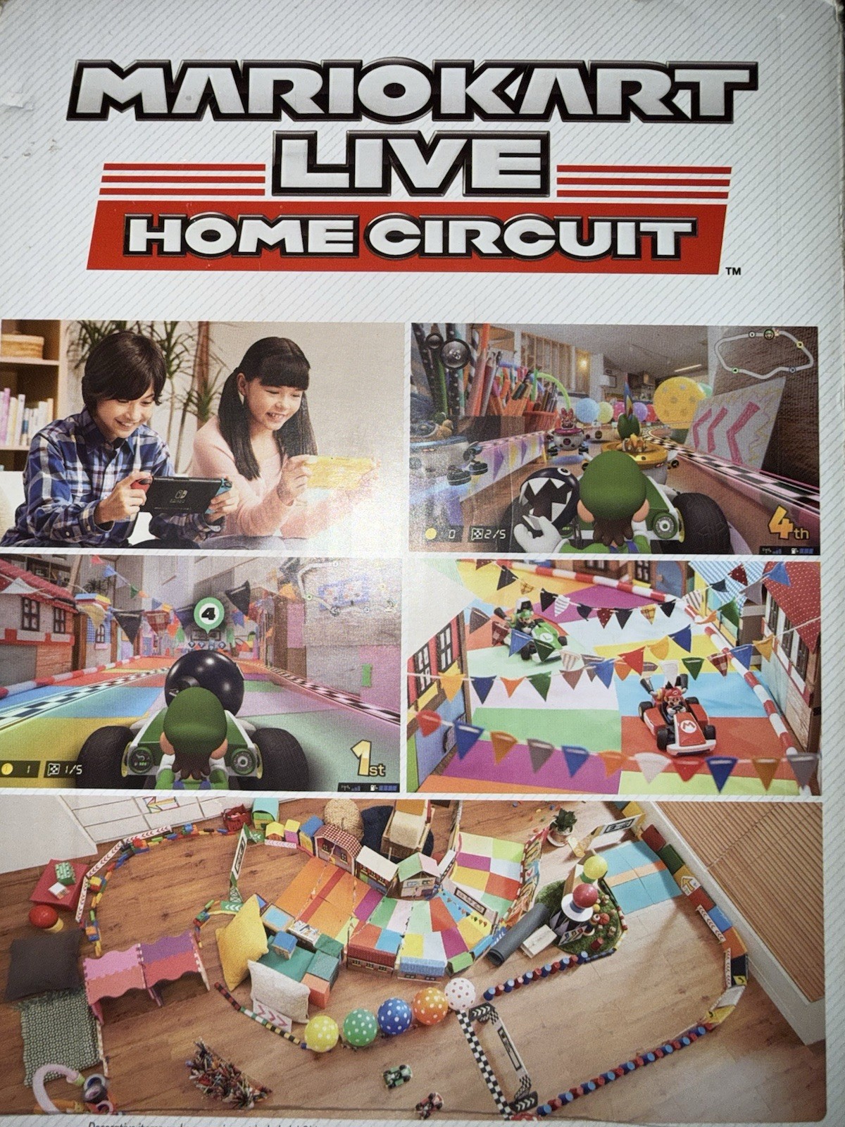 Nintendo Mario Kart Live: Home Circuit Luigi Kart Set Rechargeable Battery
