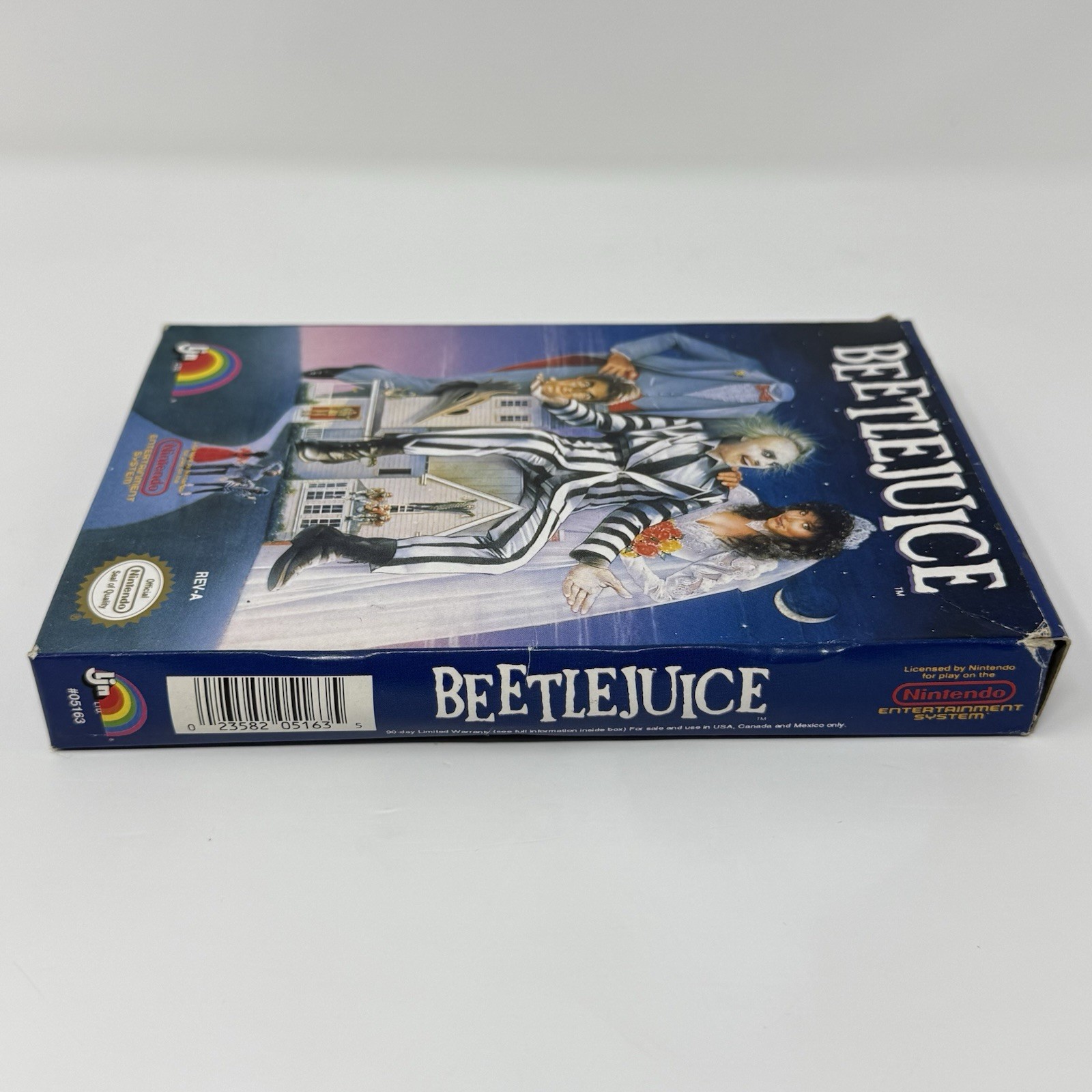 Beetlejuice Nintendo NES No Manual Box Poster Inserts Tested