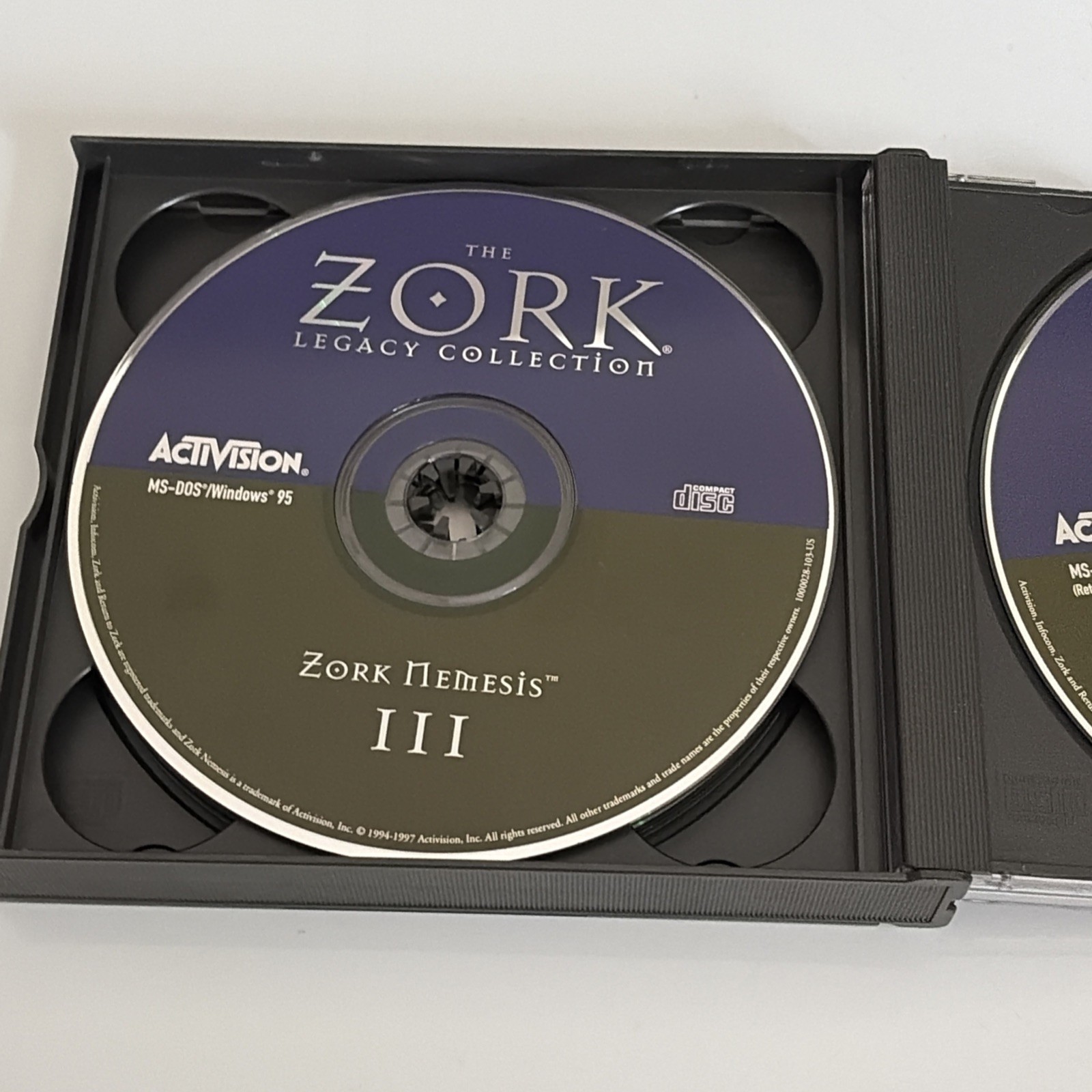 1997 Activision The Zork Legacy Collection PC Adventure Game – 4 Discs Free Ship