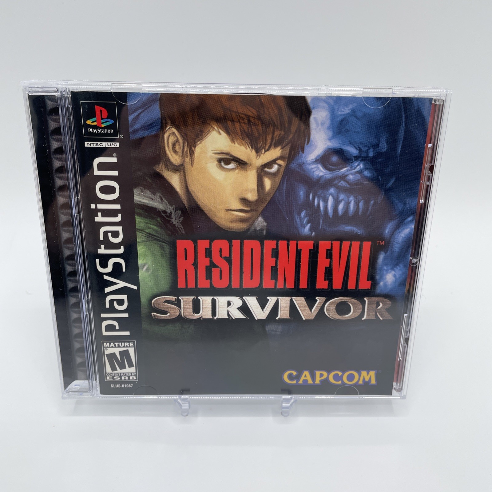 Resident Evil: Survivor PS1 PlayStation 1 Complete CIB + Registration Card
