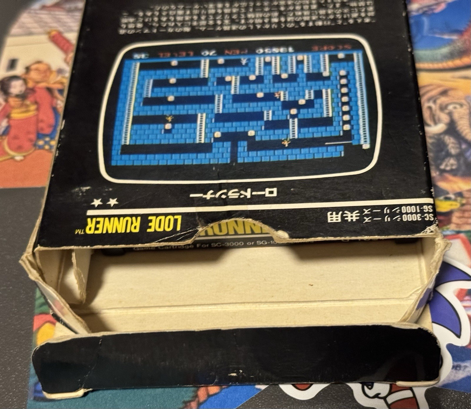 Lode Runner Sega SG-1000 Mark III In Box Japan Import US Seller TESTED