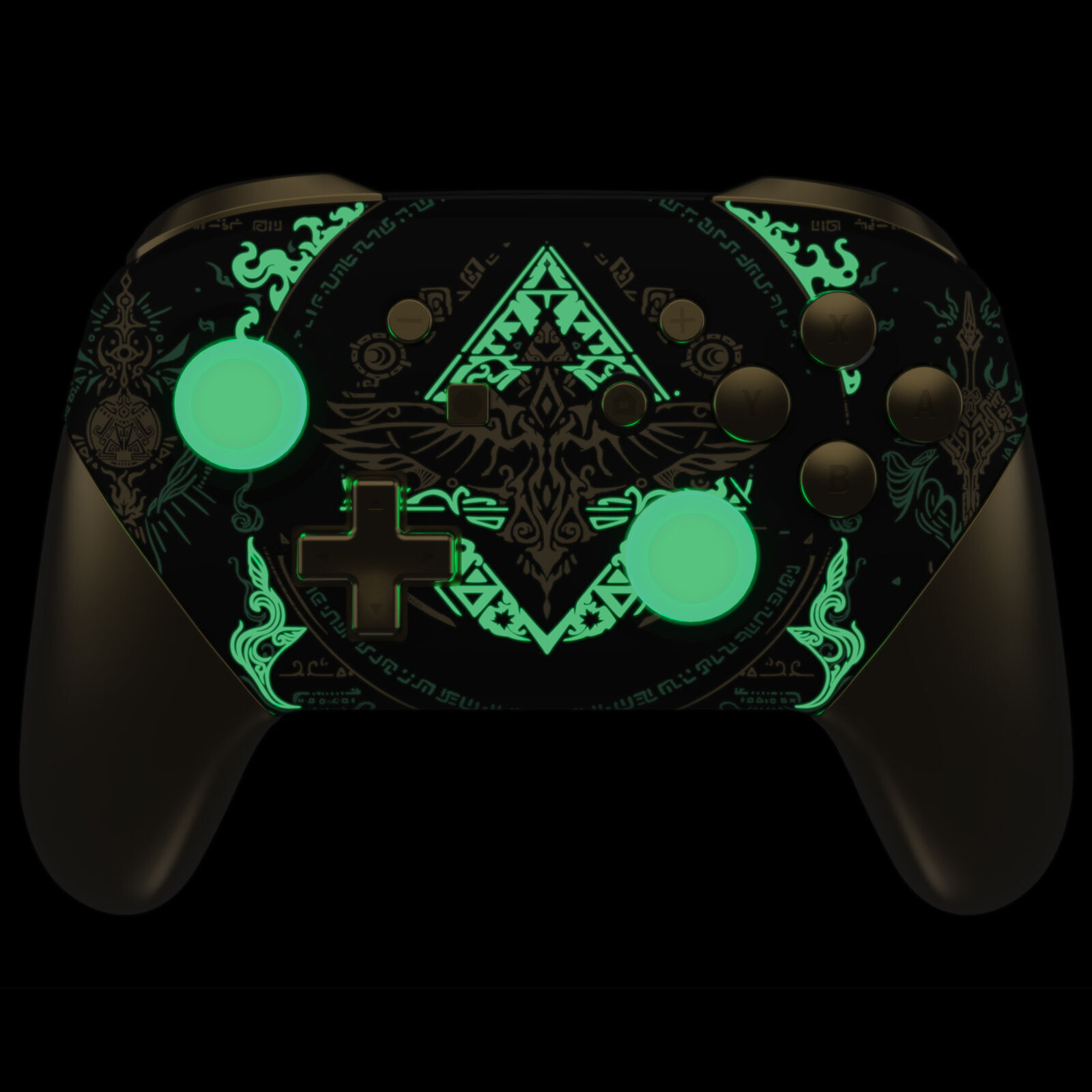 The Legend of Zelda For Nintendo Switch Pro Full Shell Buttons Luminous Case Set
