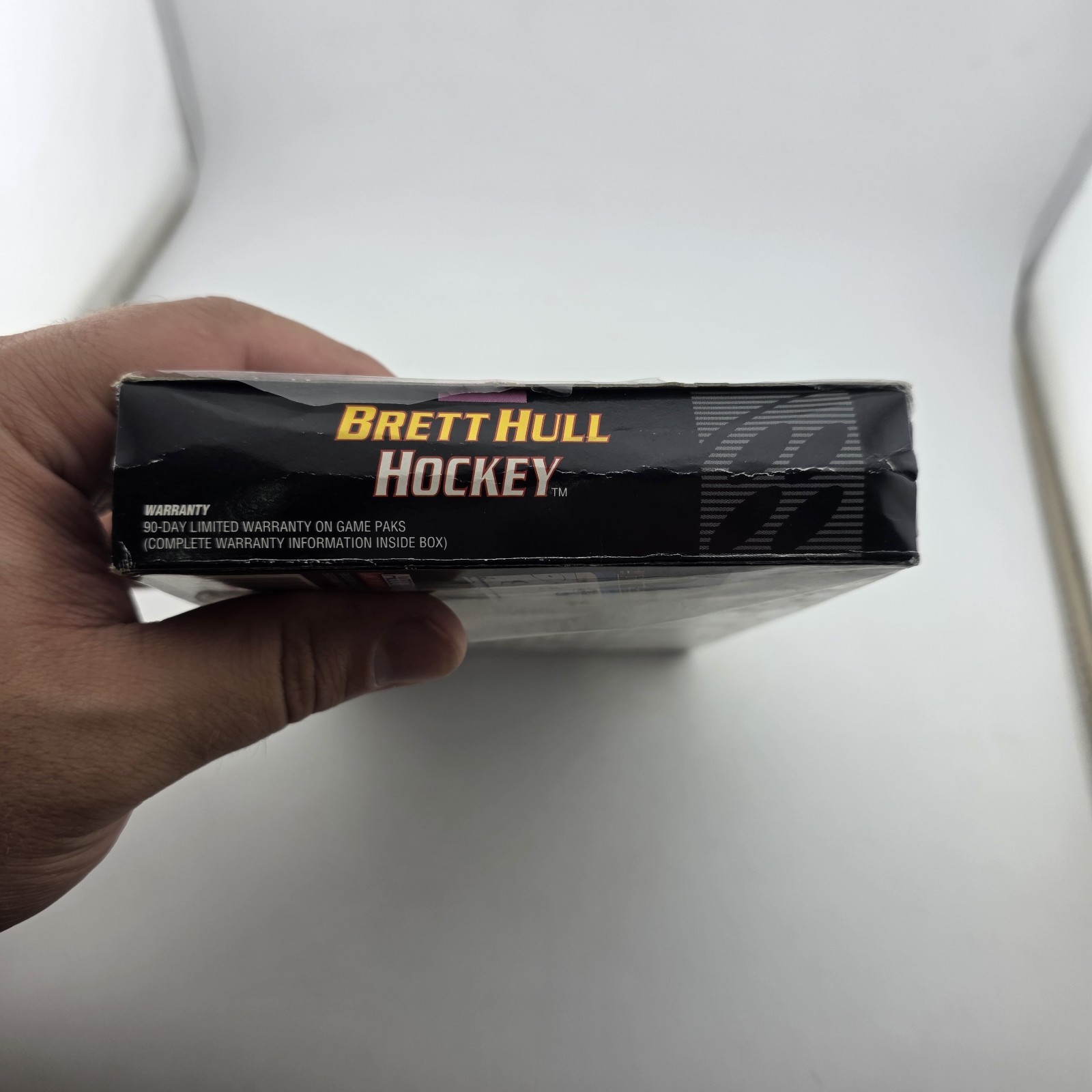 Brett Hull Hockey – Box With Reg Card – Super Nintendo SNES – Shrink (No Game)