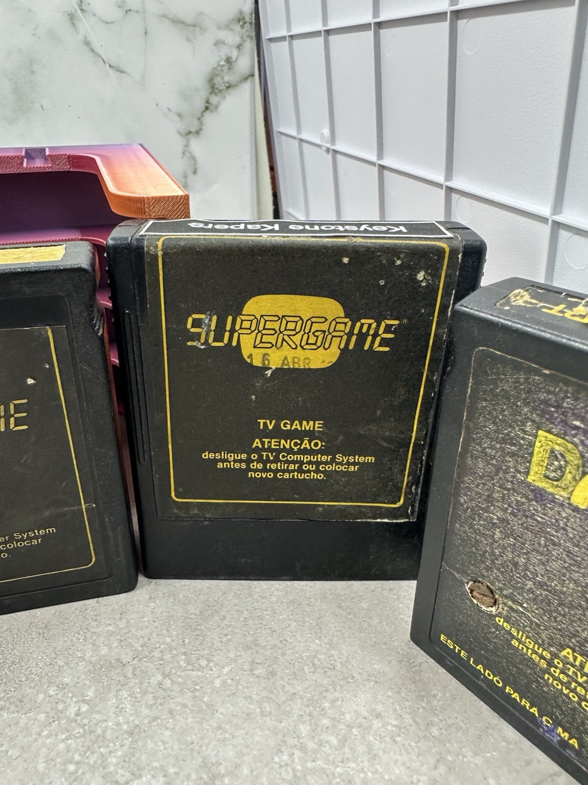 5x supergame dactar cce games atari 2600 brazil south america