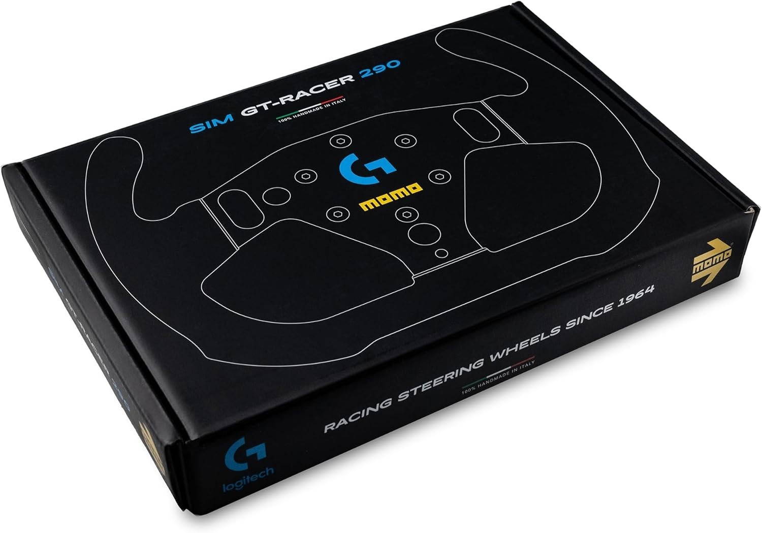 MOMO SIM GT-Racer 290 Gaming Racing Wheel, RS Wheel Hub Required – VLOGSIMGTR290