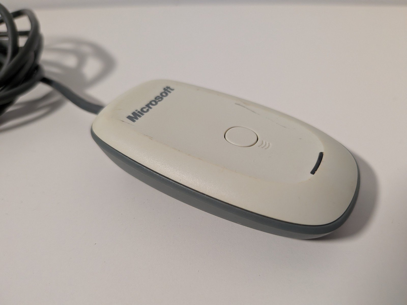 Microsoft Xbox 360 Wireless Receiver for Windows USB Adapter Dongle, White/Gray
