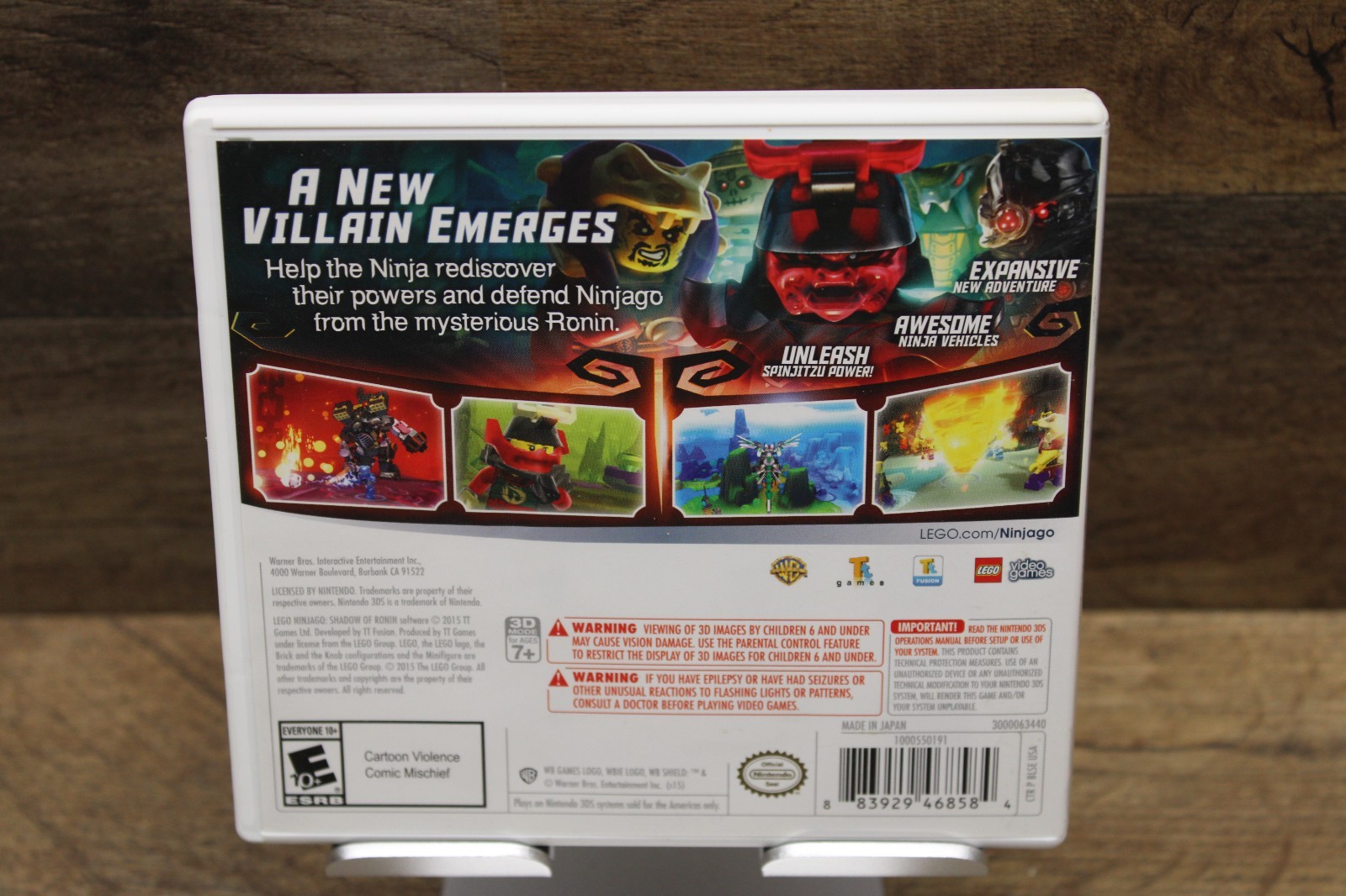 Nintendo 3DS Lego Ninjago Shadow of Ronin Tested & Working Complete With Manual