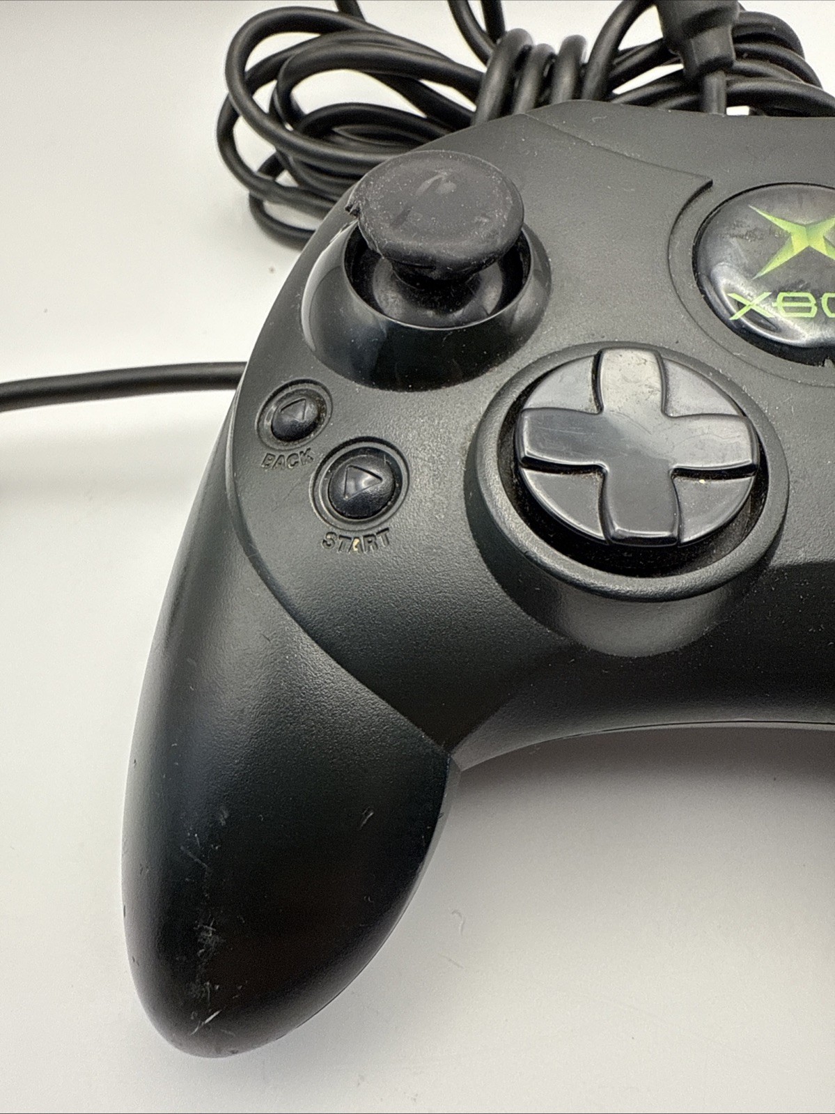 Microsoft Xbox Controller S Wired Black Model X08-69873 Original Untested