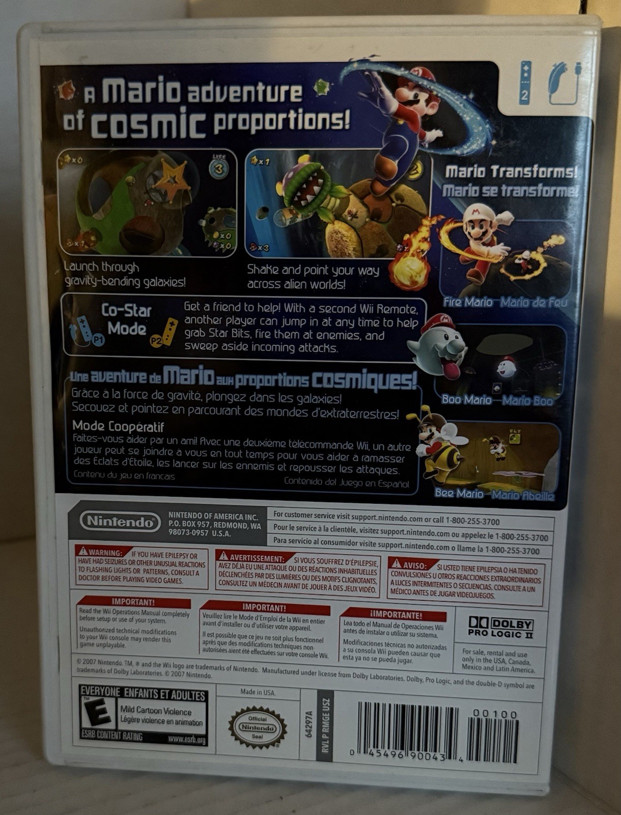 Super Mario Galaxy (Nintendo Wii, 2007) Tested