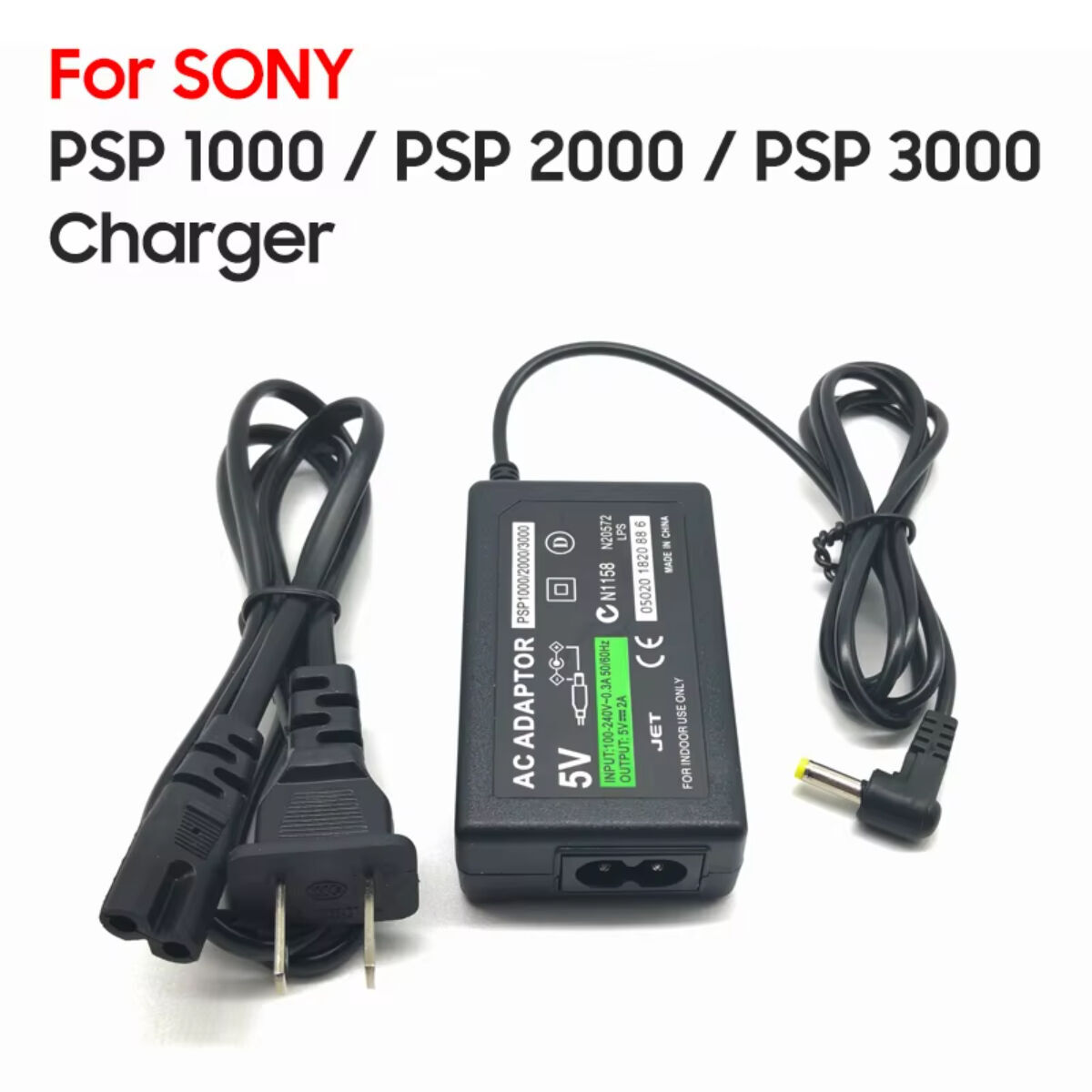 AC Adapter Home Wall Charger Power Supply for Sony PSP 3000 2000 1000 Slim Lite