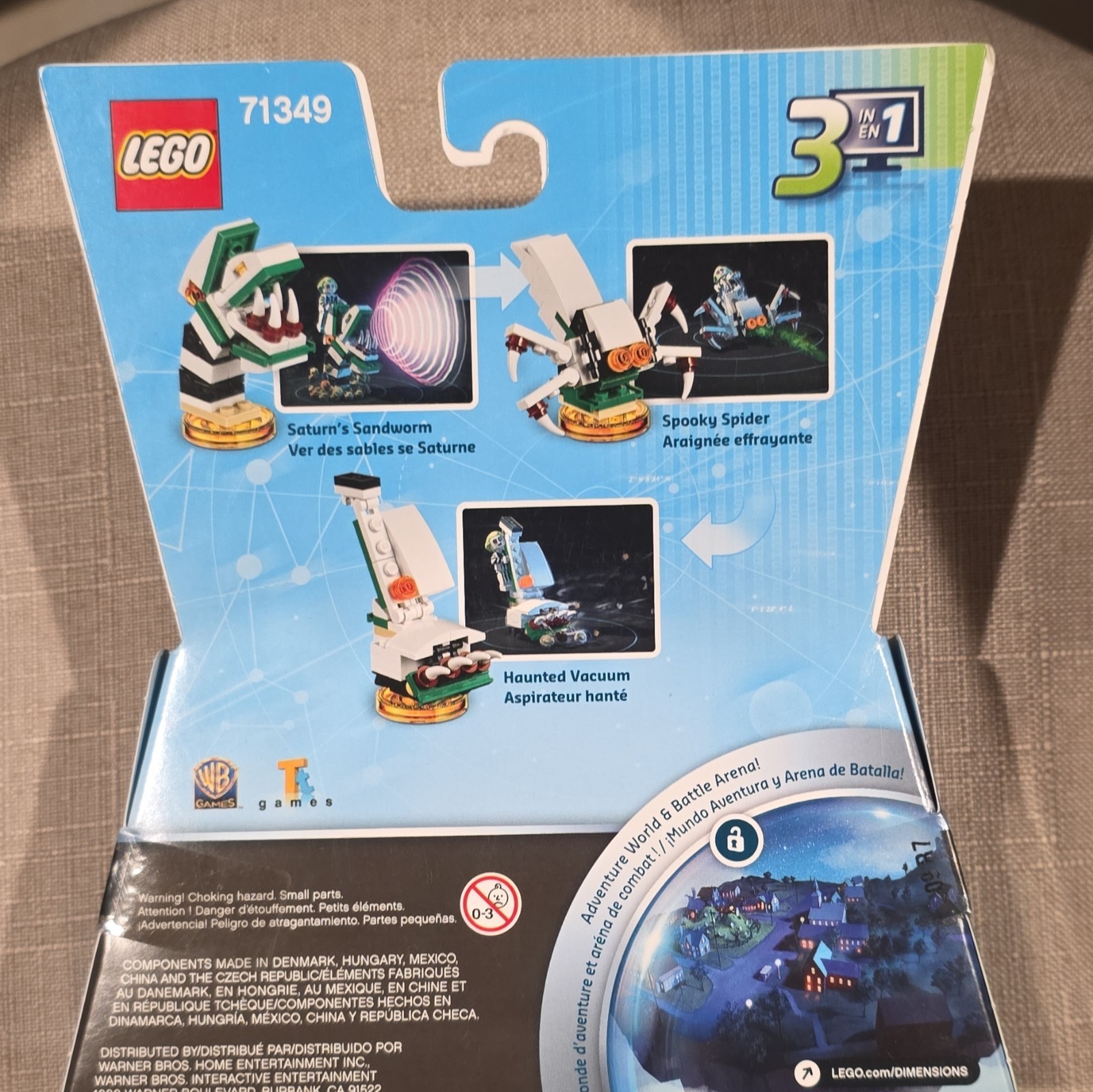 LEGO Dimensions Beetlejuice Fun Pack Saturn’s Sandworm 3-in-1 Set 71349