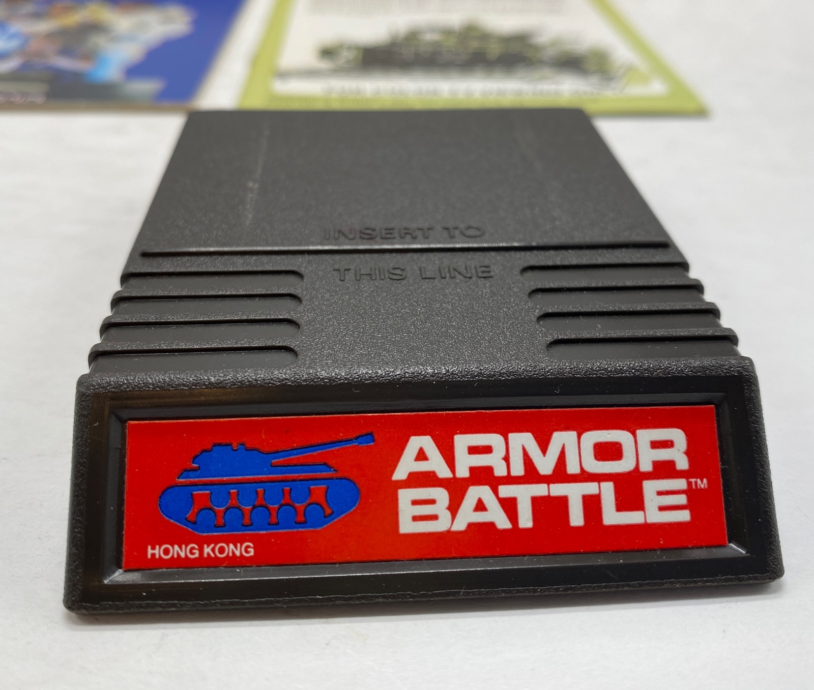 ARMOR BATTLE Intellivision video game Complete Tested Mattel Electronics