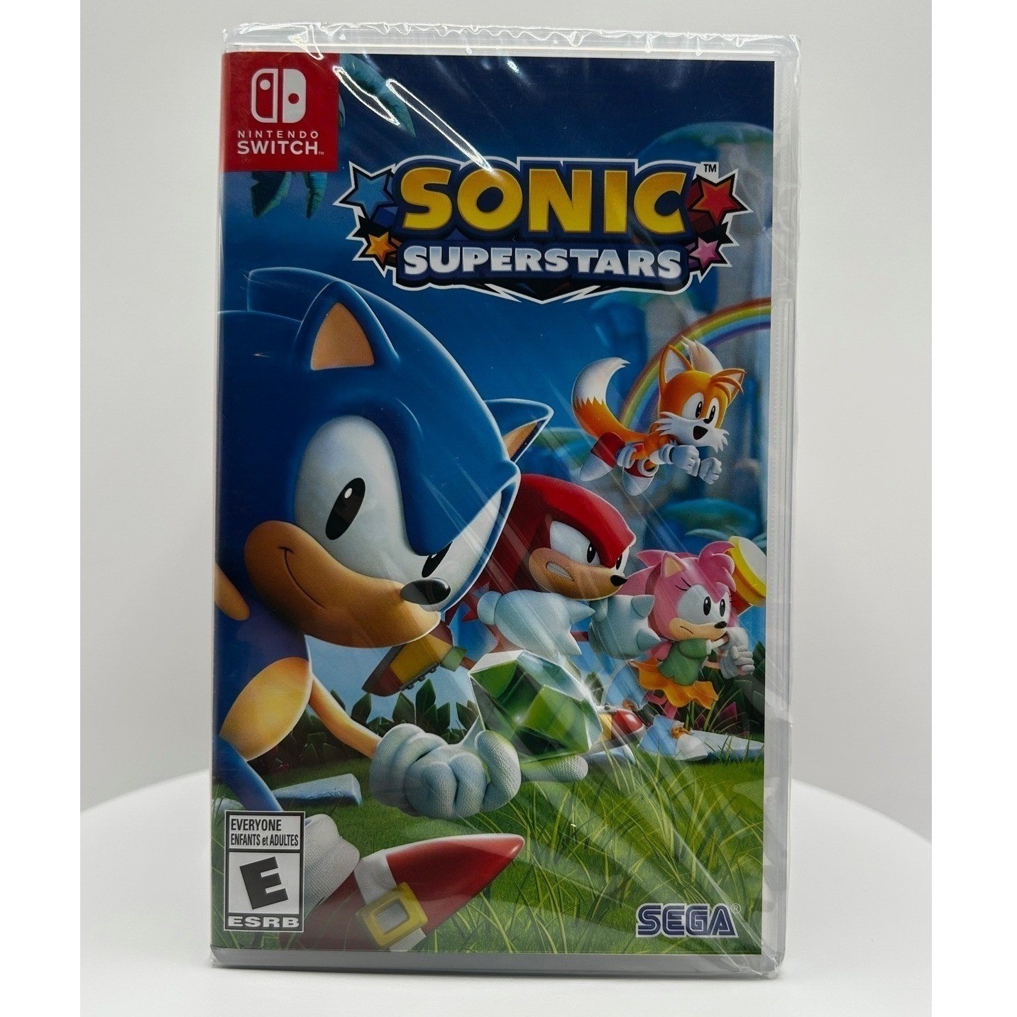 Sonic Superstars Nintendo Switch Game SEGA New Sealed 2D Platformer 3D graphics
