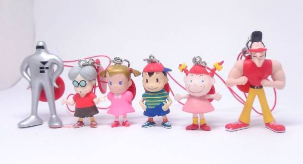 Mother (Earthbound) Figure Strap – Full Set of 6 (2015) Brand New Japan Import