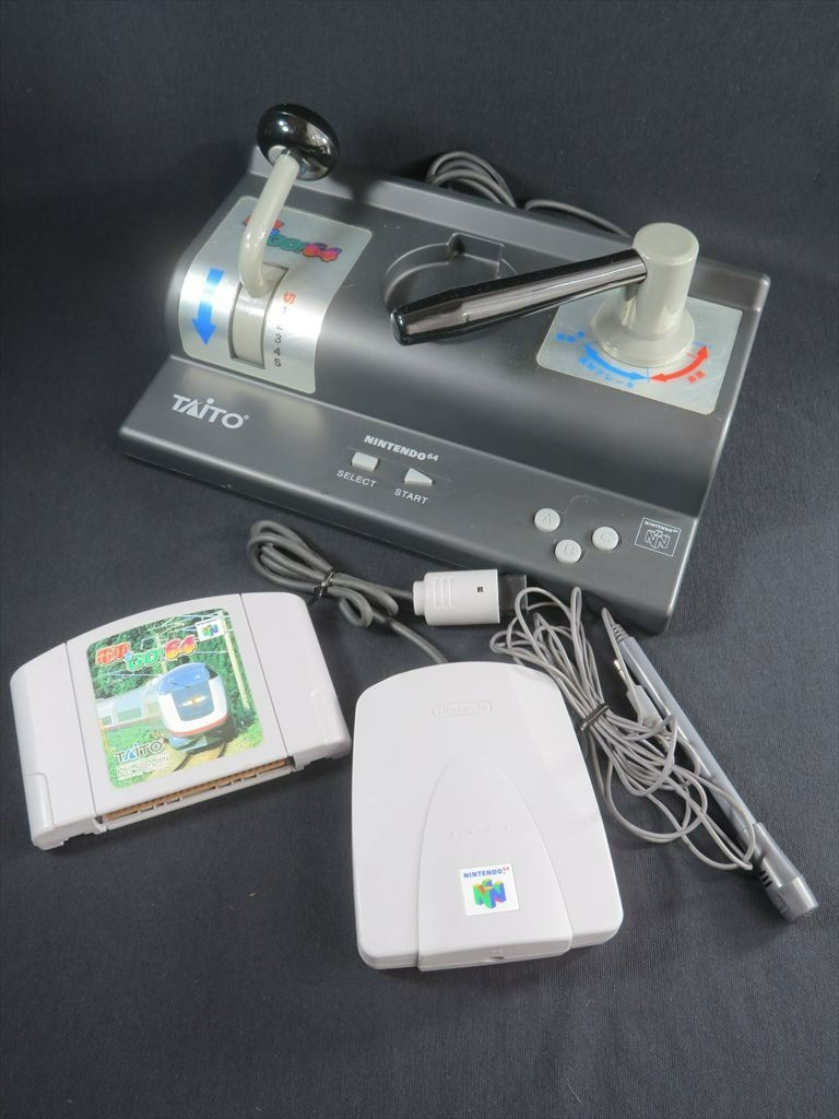 Densha de go 64 controller nintendo n64 Japan train game vrs microphone tested