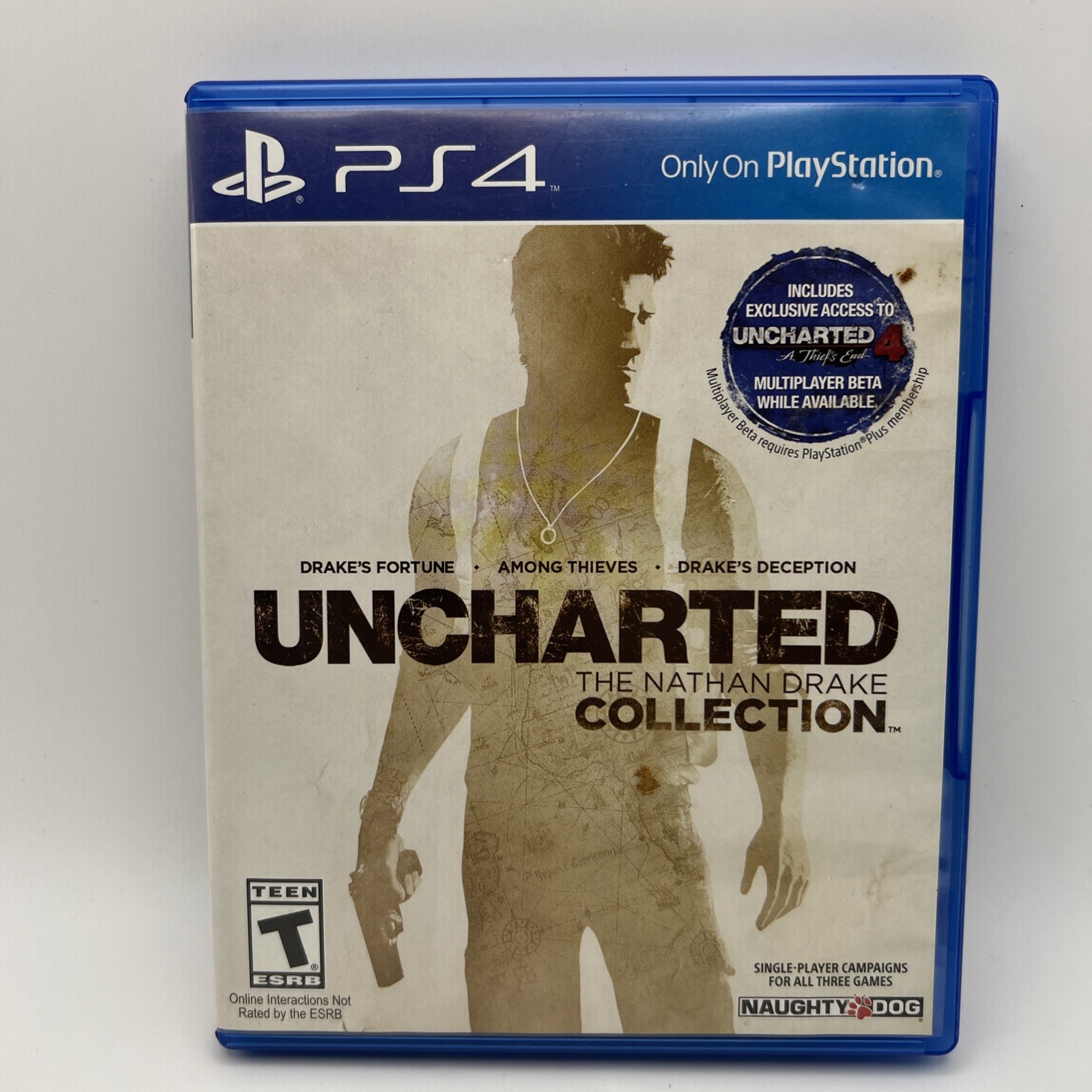Sony Uncharted Nathan Drake Collection PS4 Single-player Multiplayer Campaigns