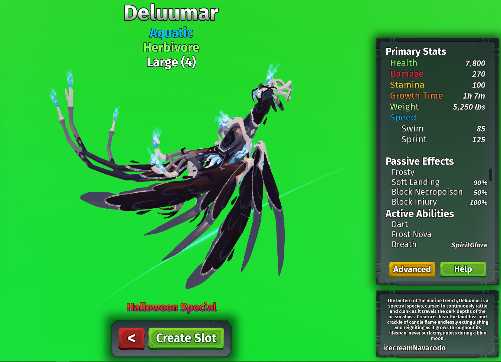 Deluumar Species | Creatures of Sonaria | Roblox