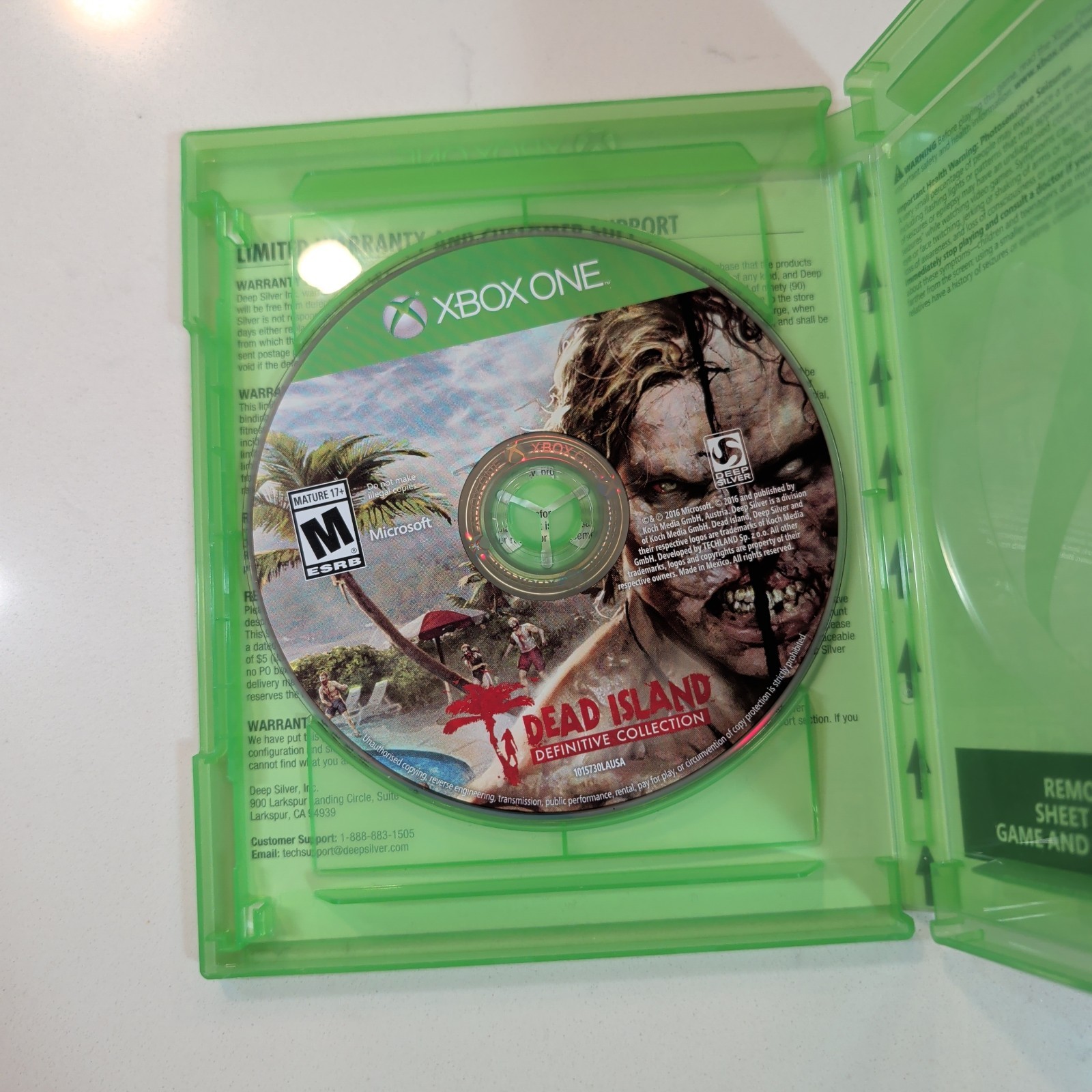 Dead Island: Definitive Collection (Microsoft Xbox One, 2016) Tested & Working