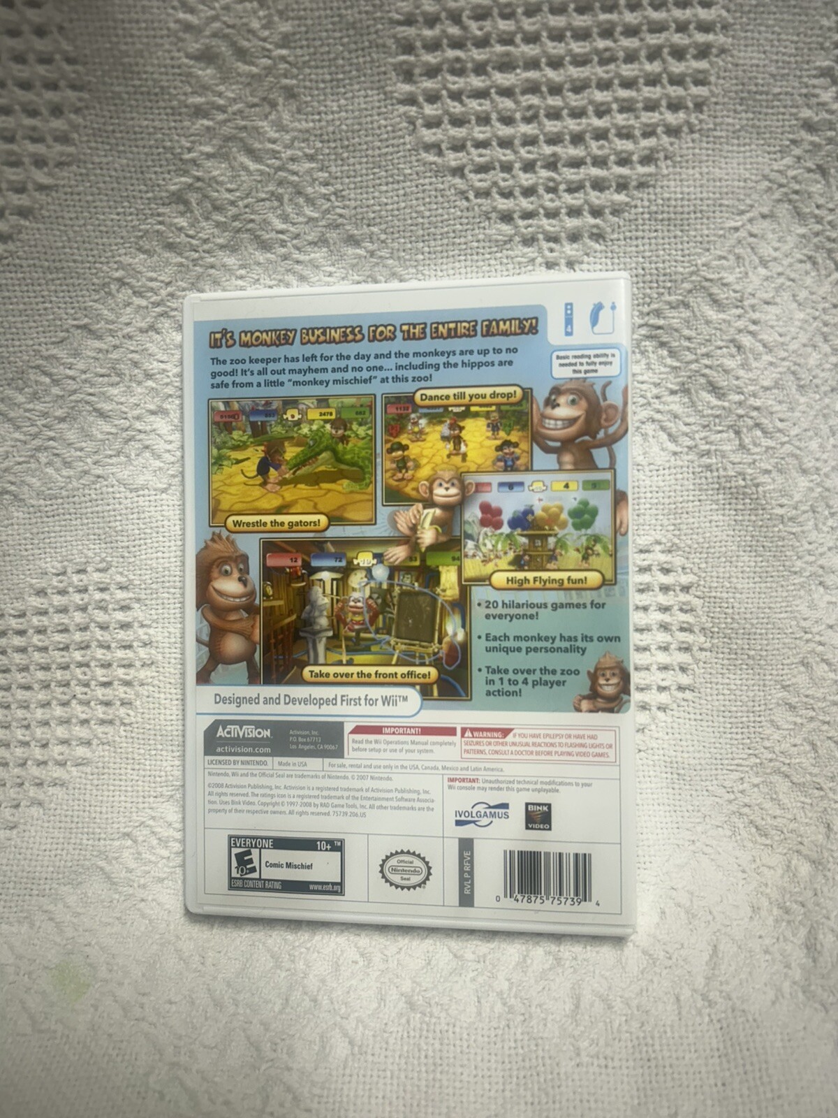 Monkey Mischief Party Time (Nintendo Wii, 2008) – Japanese Version